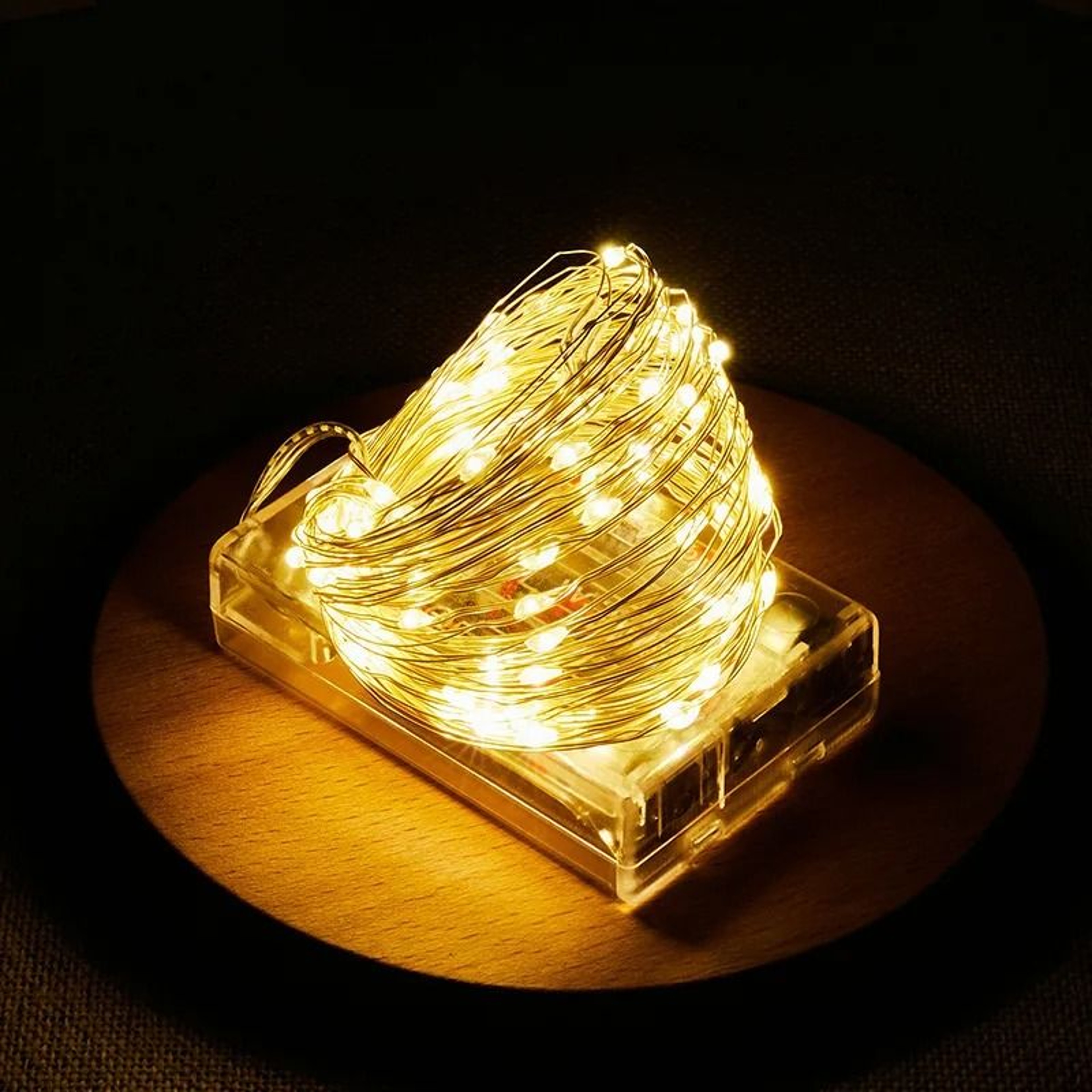 MultiLED BatteryOperated Copper Wire Fairy Lights Decorative Christmas  Wedding Garland 6
