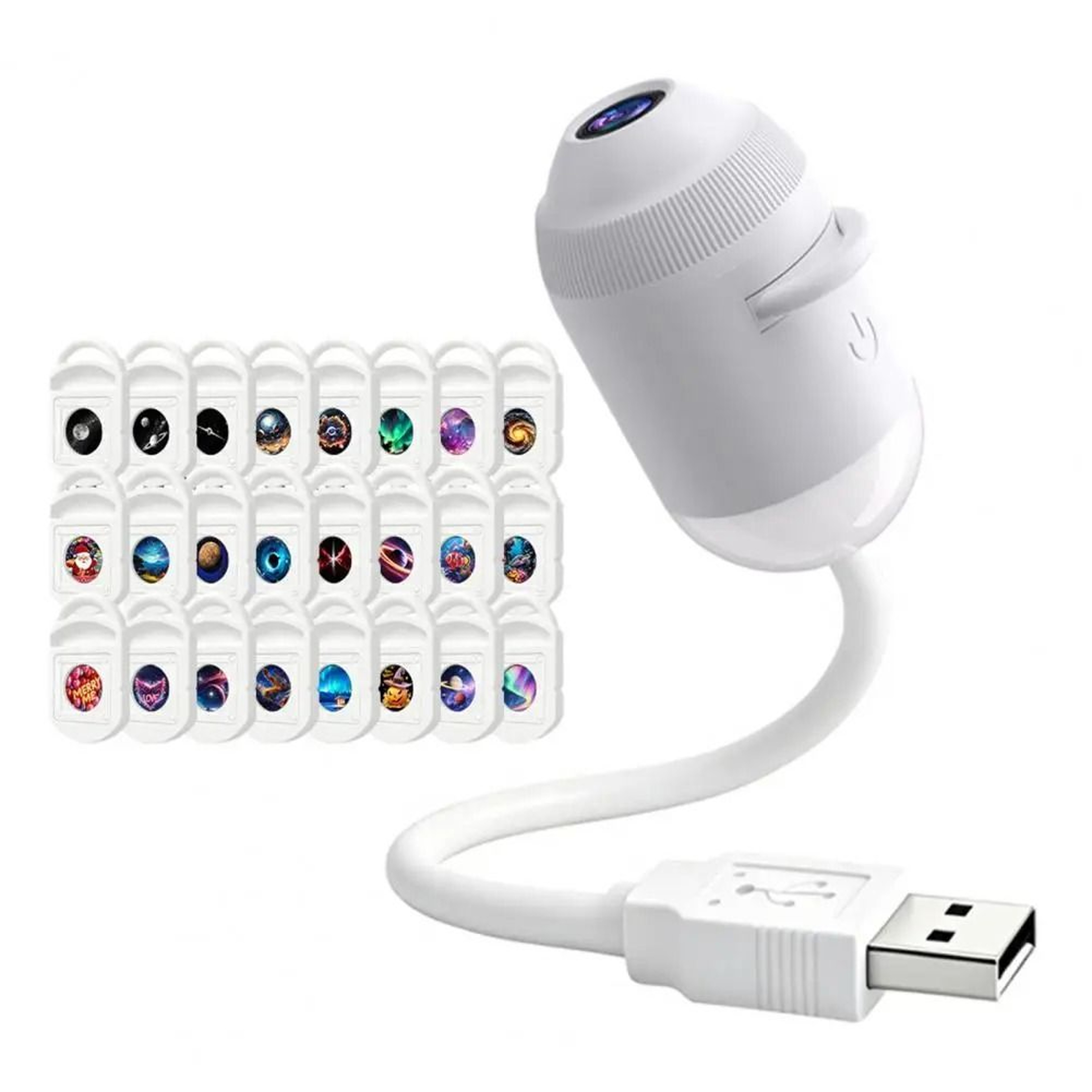 2in1 Starry Sky Projector  Touch Control Night Light Clear Image  Adjustable Brightness 8