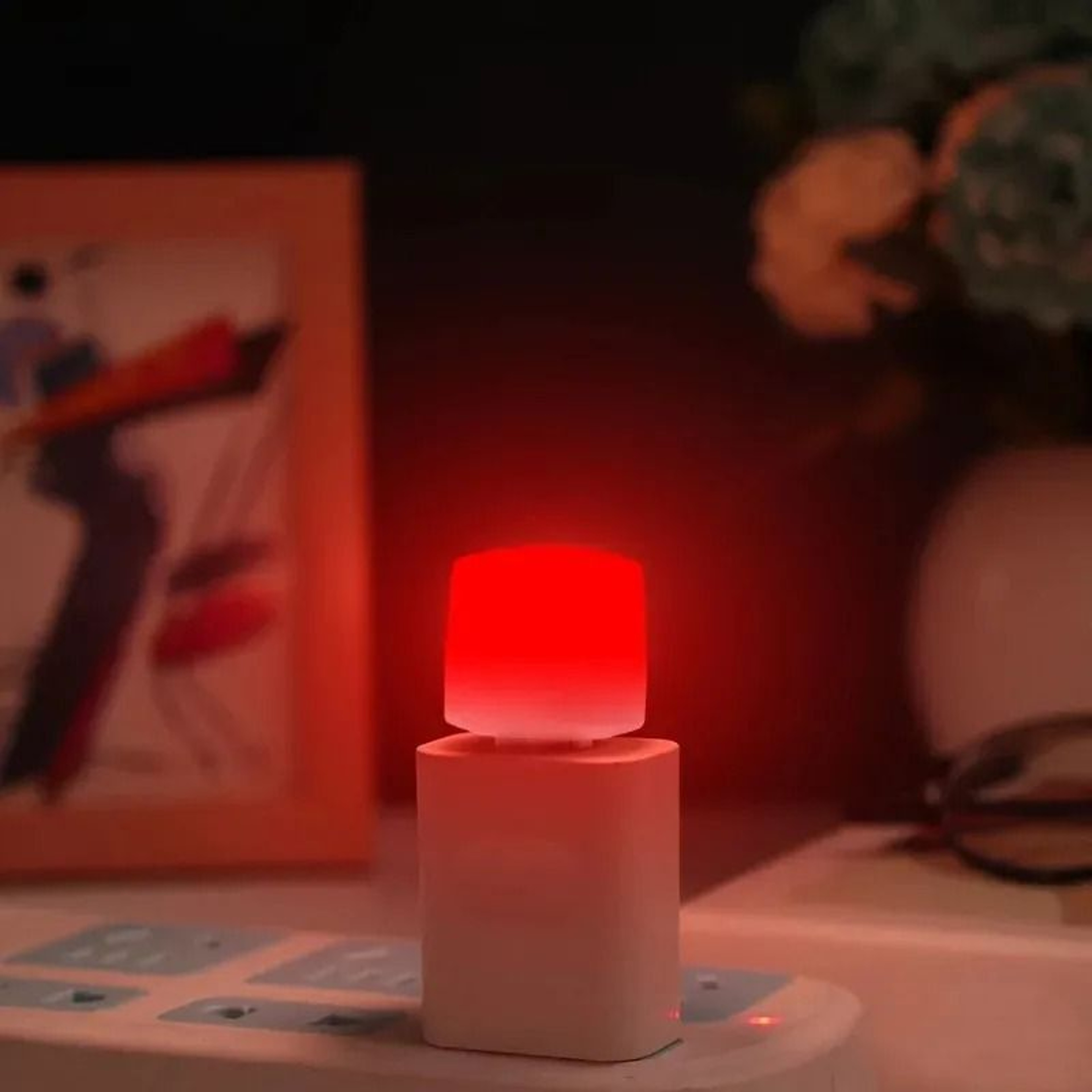 Mini USB Plugin LED Night Light EyeProtection Compact Book  Power Bank Lamp 4