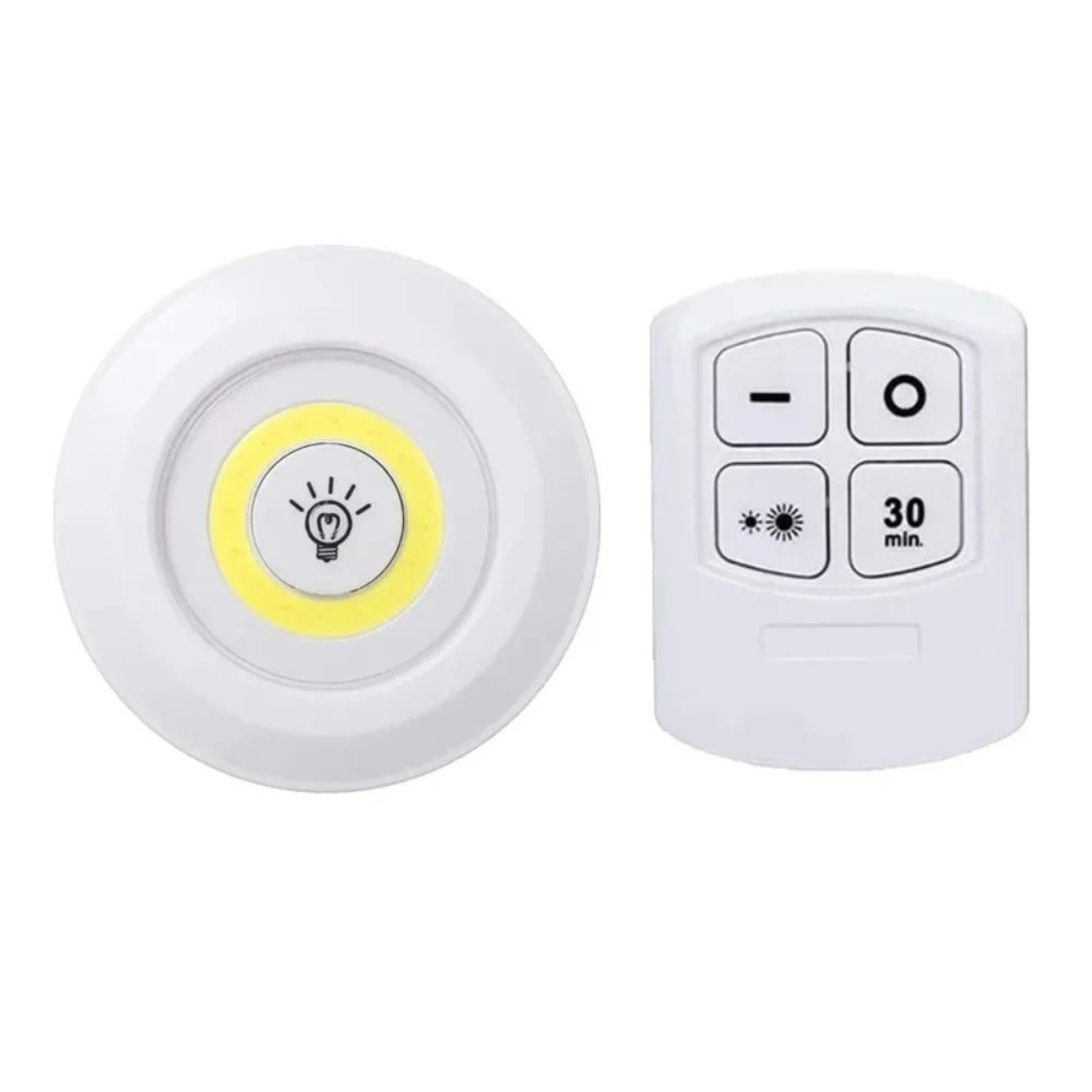 Wireless BatteryOperated LED UnderCabinet Puck Lights With Remote Control 7