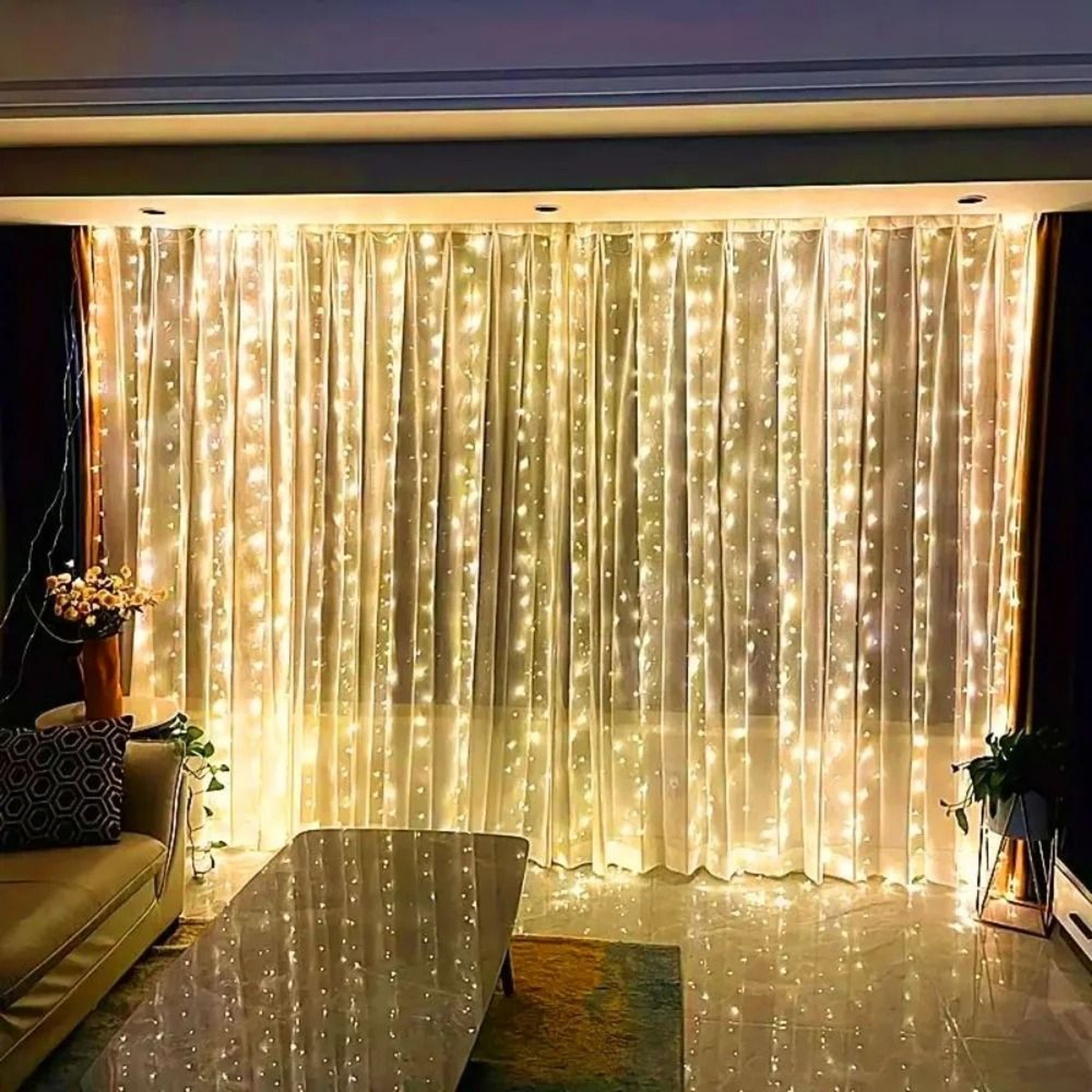 Remote Control USB LED Curtain String Lights 3M  4M  6M Fairy Lights For Home  Holiday Decor 7