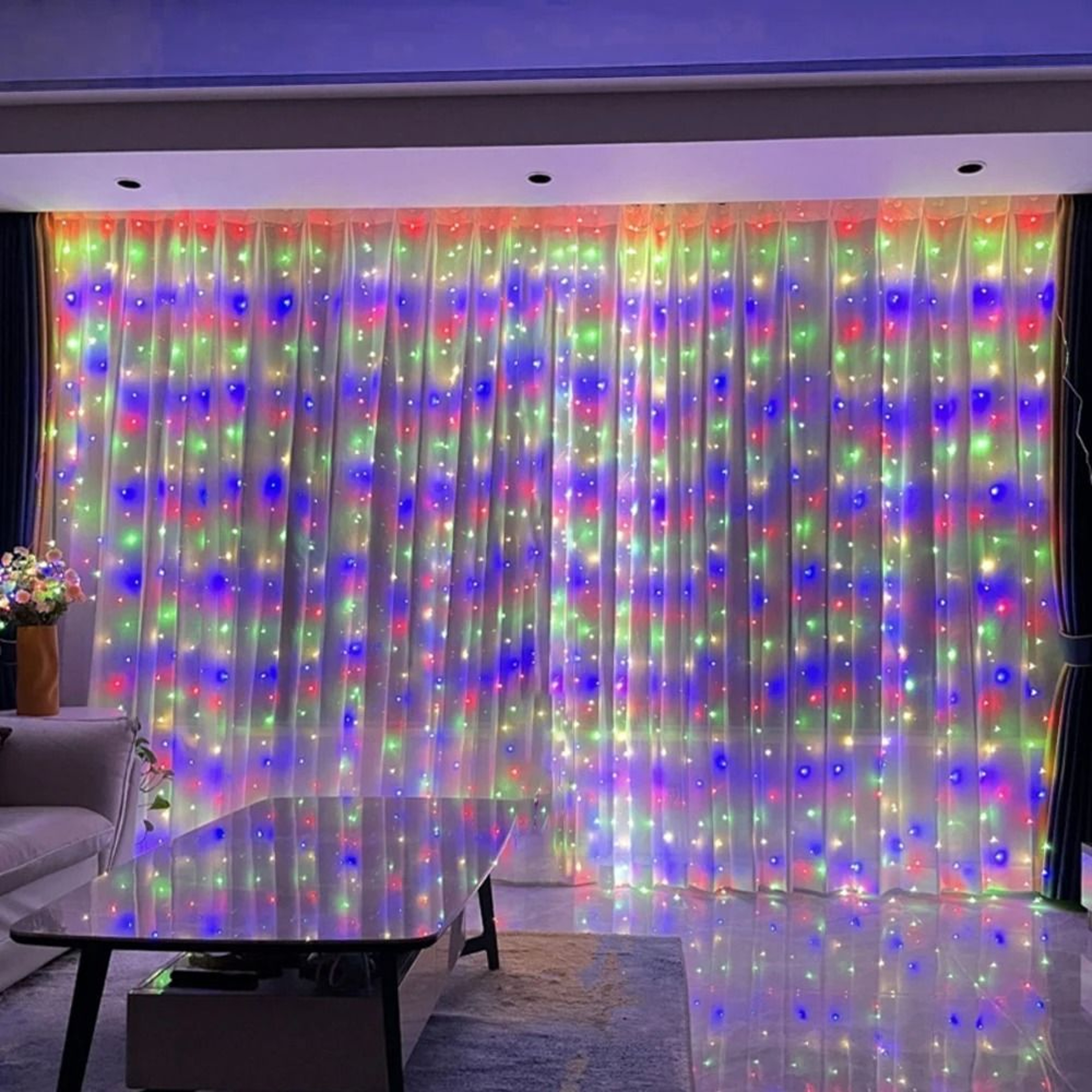 Remote Control USB LED Curtain String Lights 3M  4M  6M Fairy Lights For Home  Holiday Decor 9