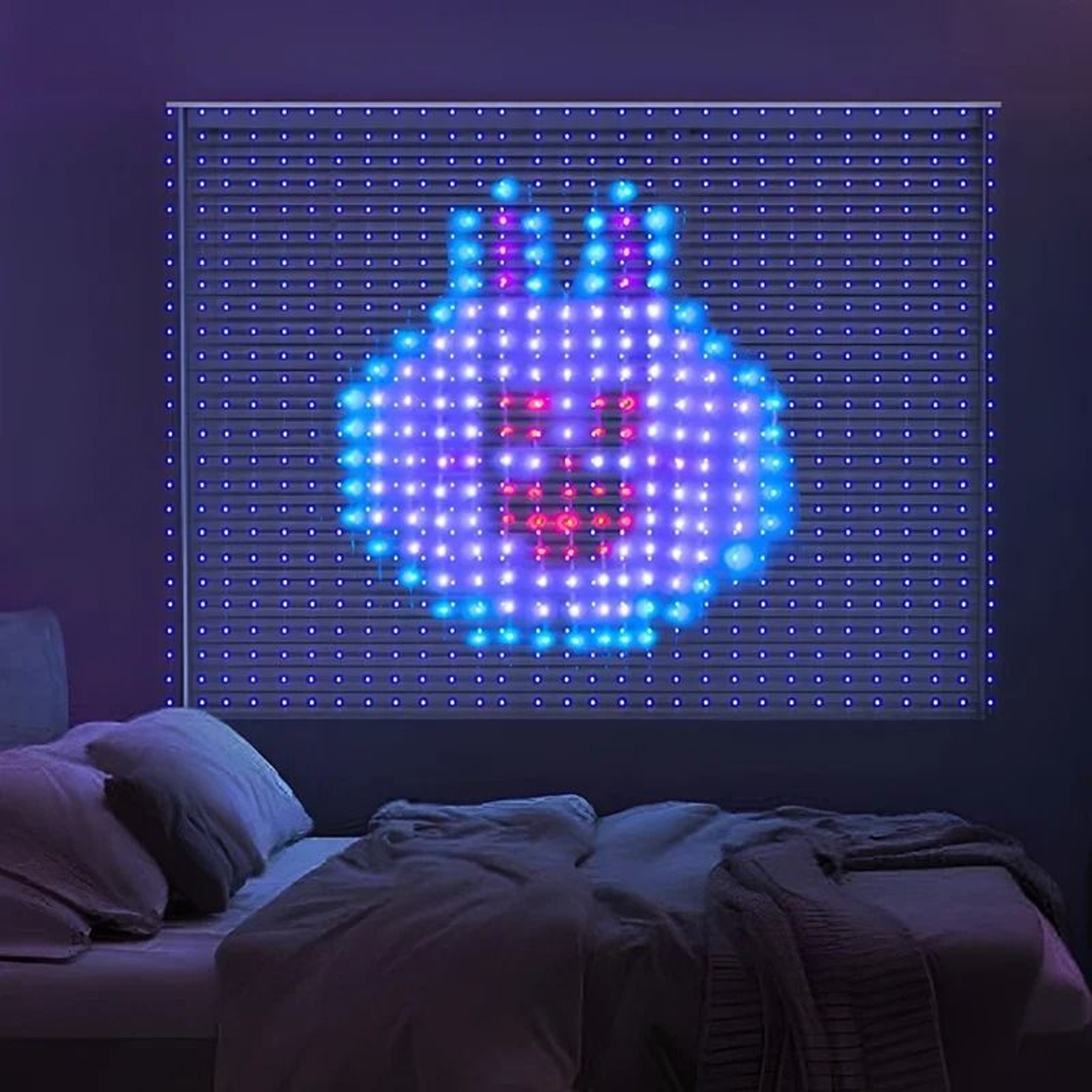 USB Smart RGB LED Curtain Light With App Control  DIY Picture Display 5