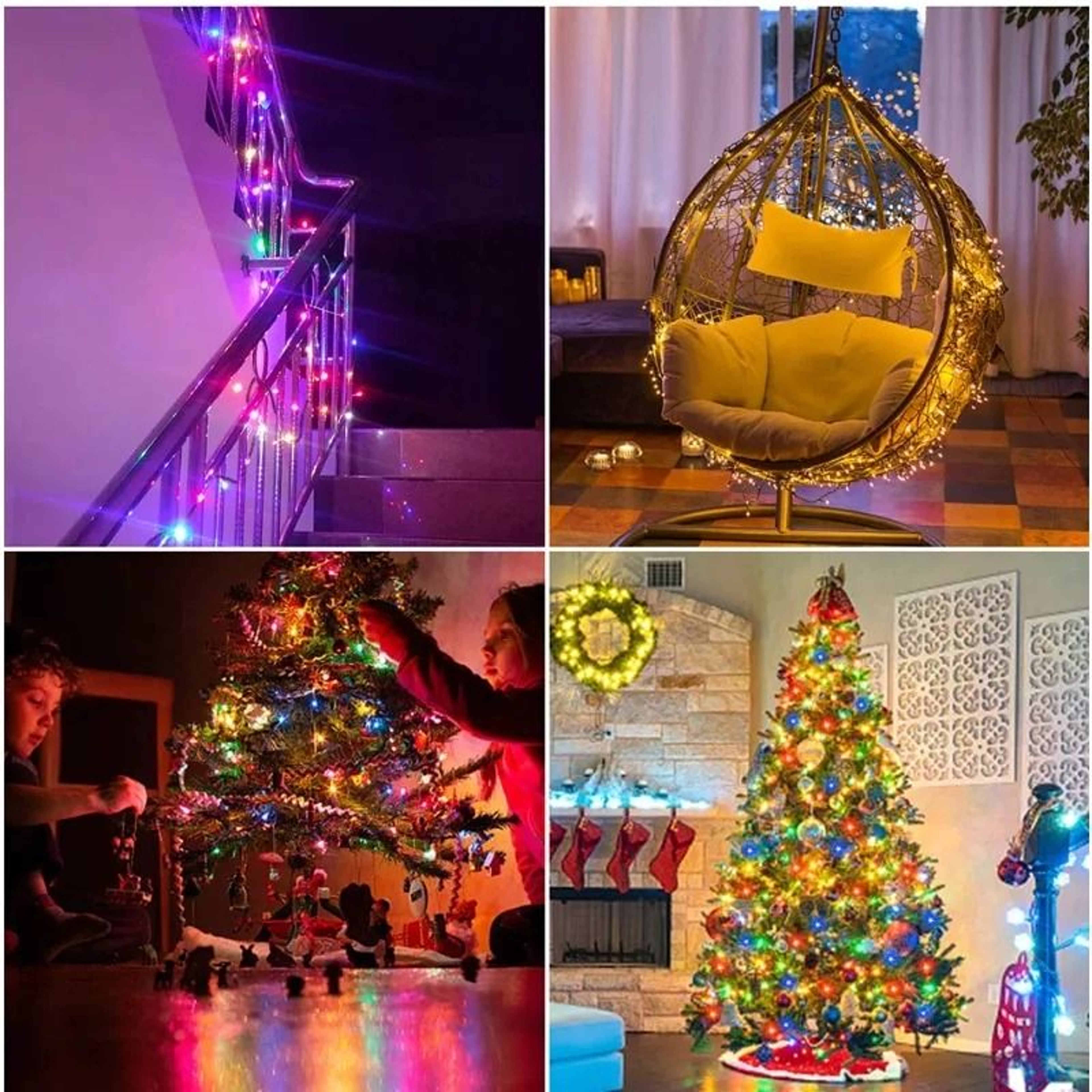 Waterproof LED Curtain Fairy String Lights For Wedding  Home Decor 2