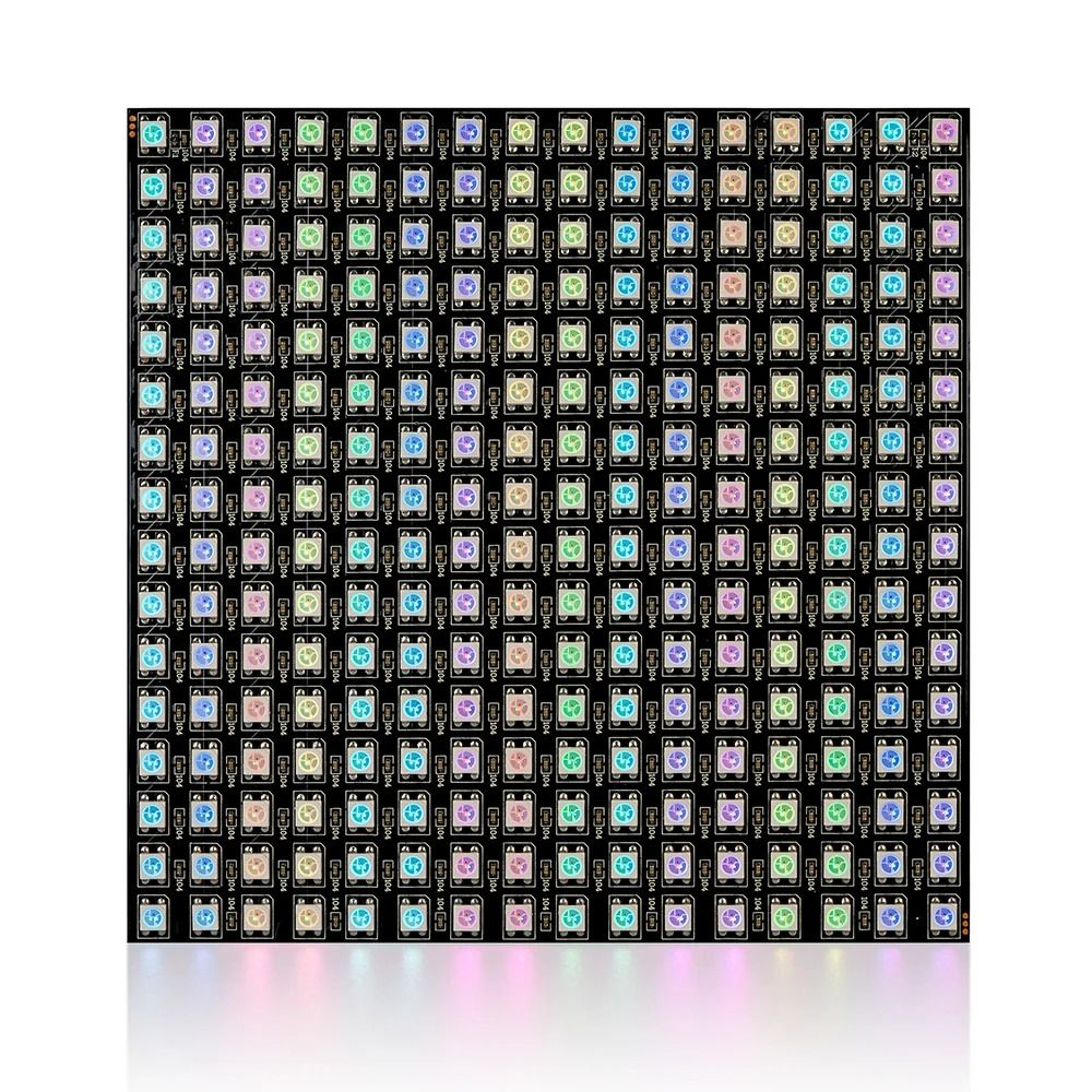WS2812B RGB Flexible LED Pixel Matrix Panel Module 8x32  16x16 256 LEDs Addressable DC 5V 6