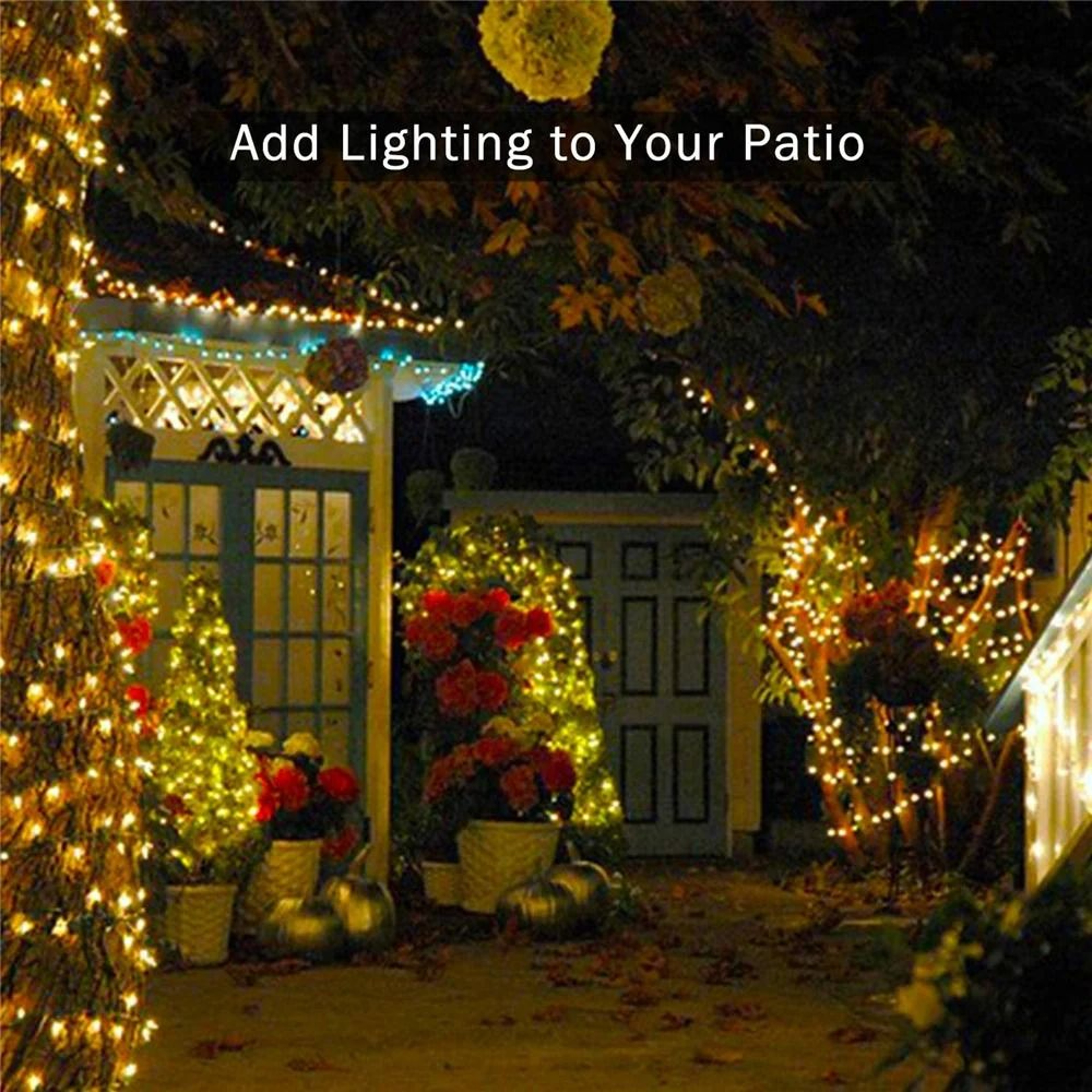 Outdoor  Indoor LED Fairy String Lights With 8 Lighting Modes For Christmas Wedding  Party Decor 4