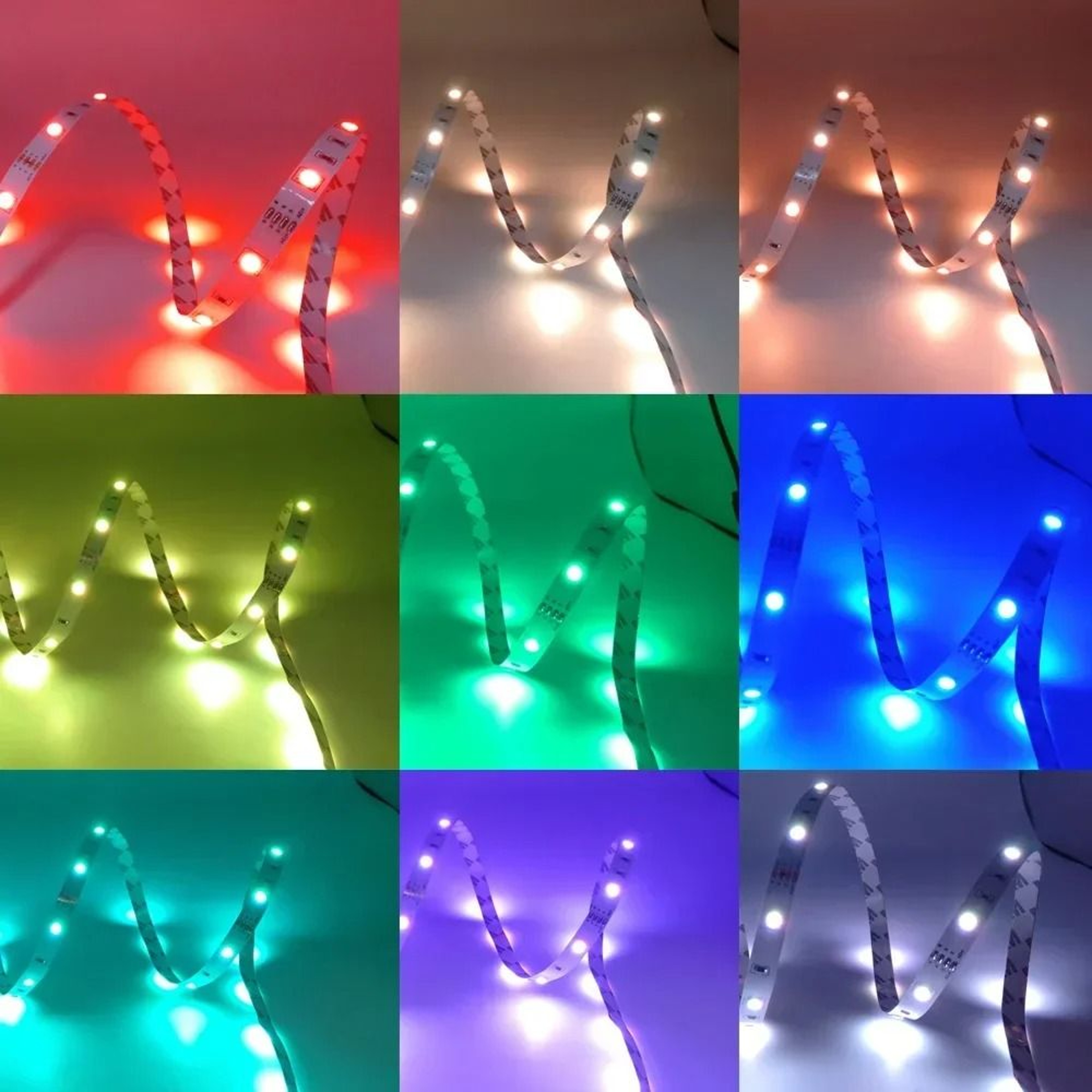 5V USB 5050 RGB LED Light Strip For Room Decor  Gaming Setup 5M10M Adhesive Diode Ribbon 1