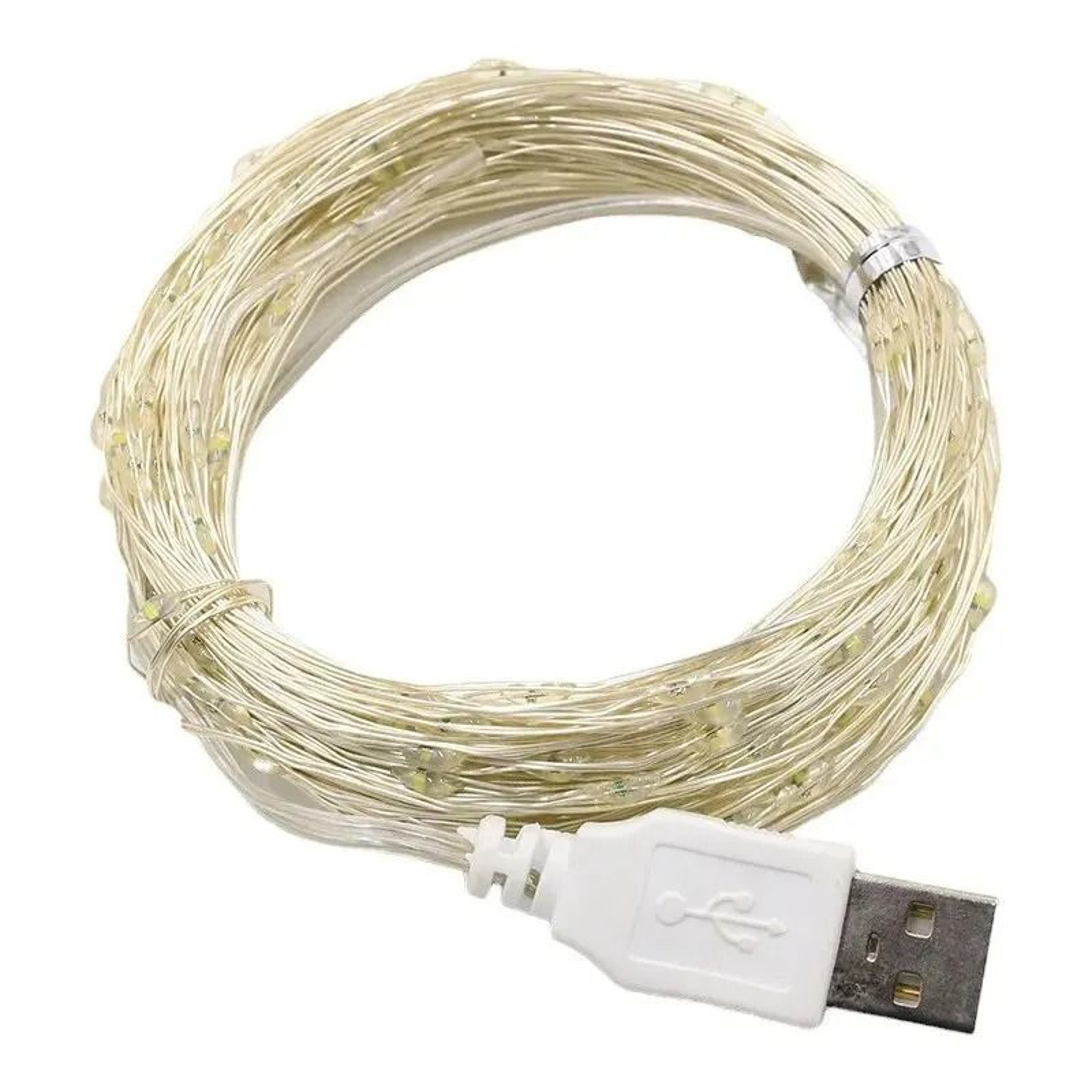 USB Silver Wire Waterproof LED Fairy String Lights For Xmas  Wedding Decor 2
