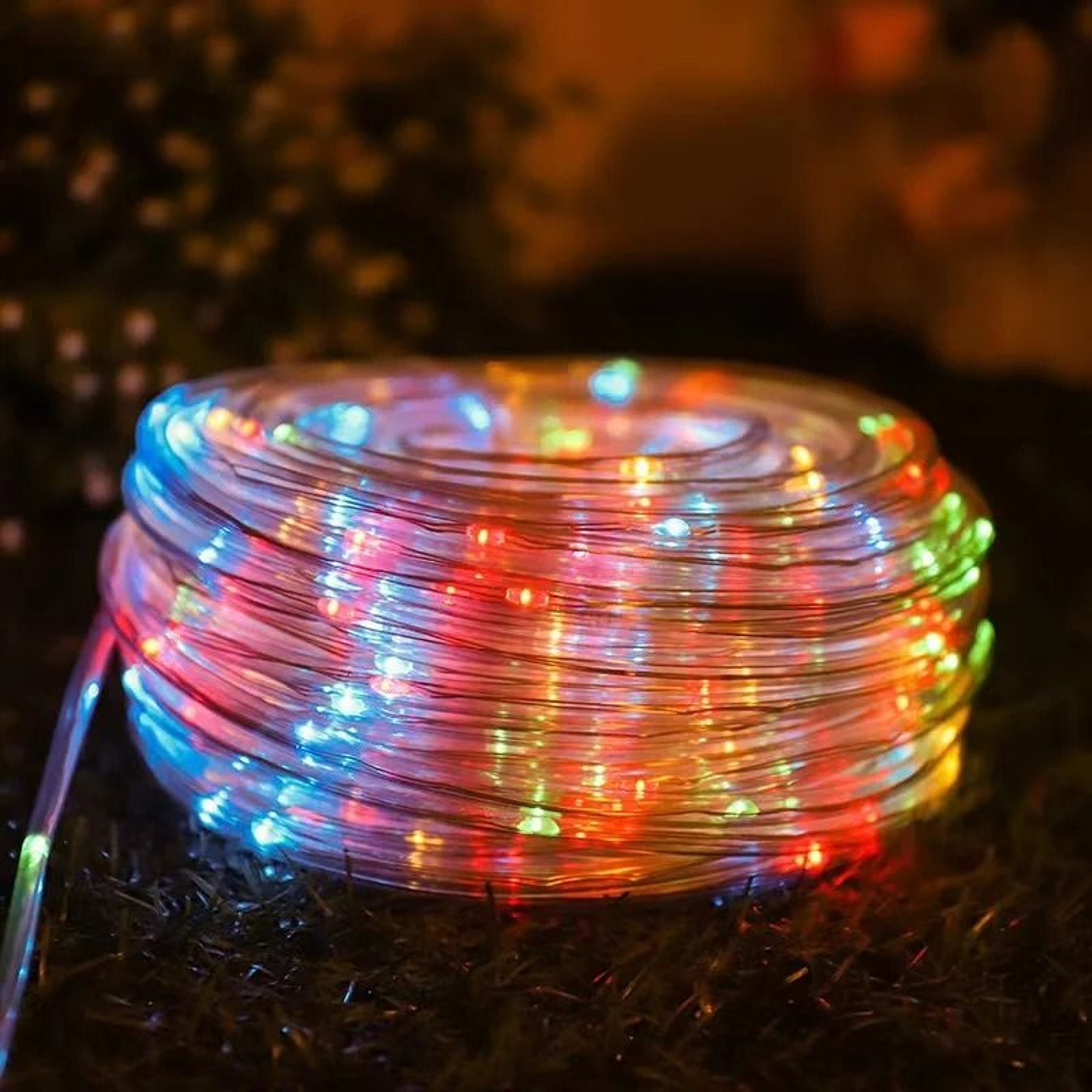 Outdoor Solar Waterproof LED Rope Light Flexible Clear Tube Fairy Strip Garland For Garden  Xmas De 7