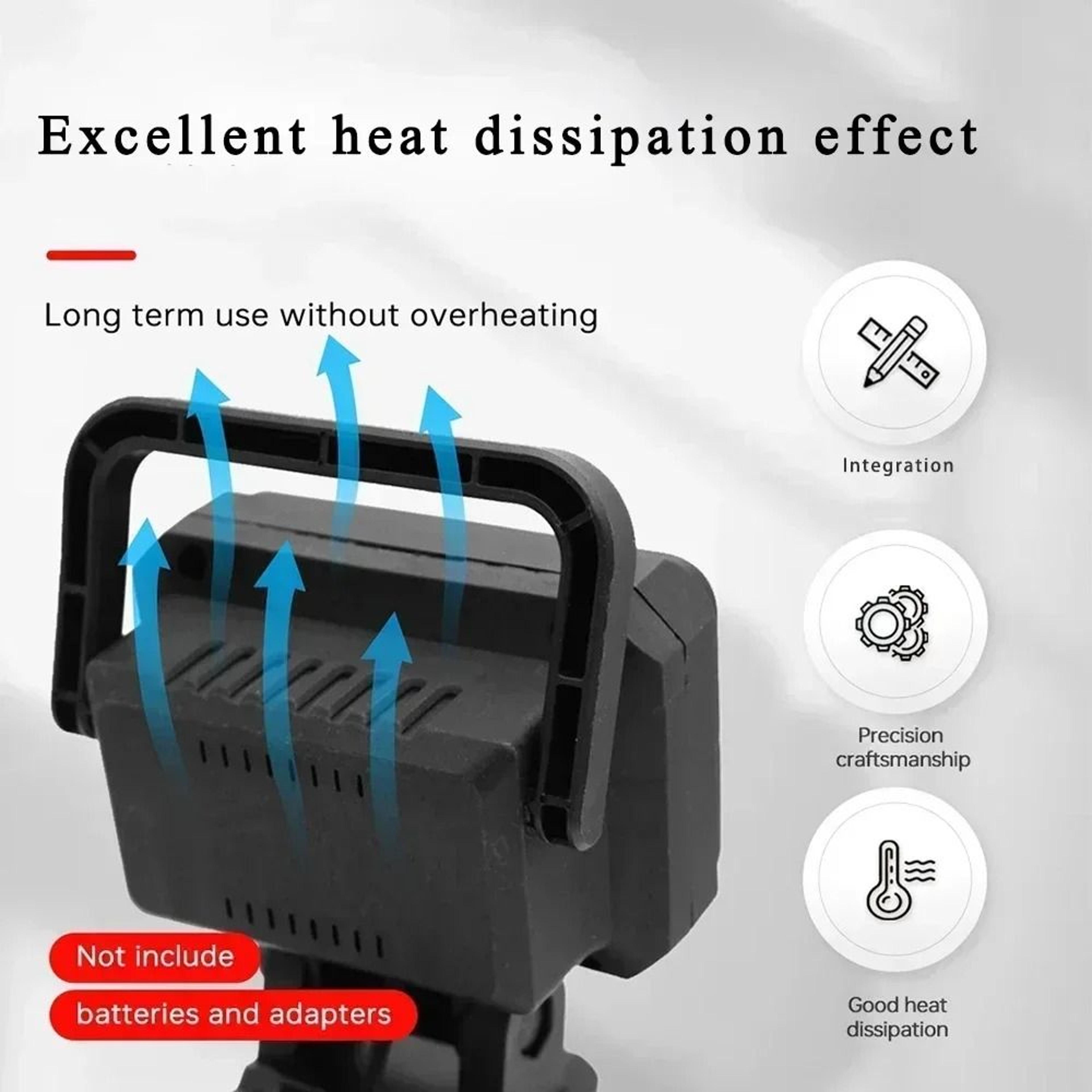 15LED Portable Working Spotlight Cordless Hand Lantern Compatible With MakitaDeWaltMilwaukeeBosch 1 2