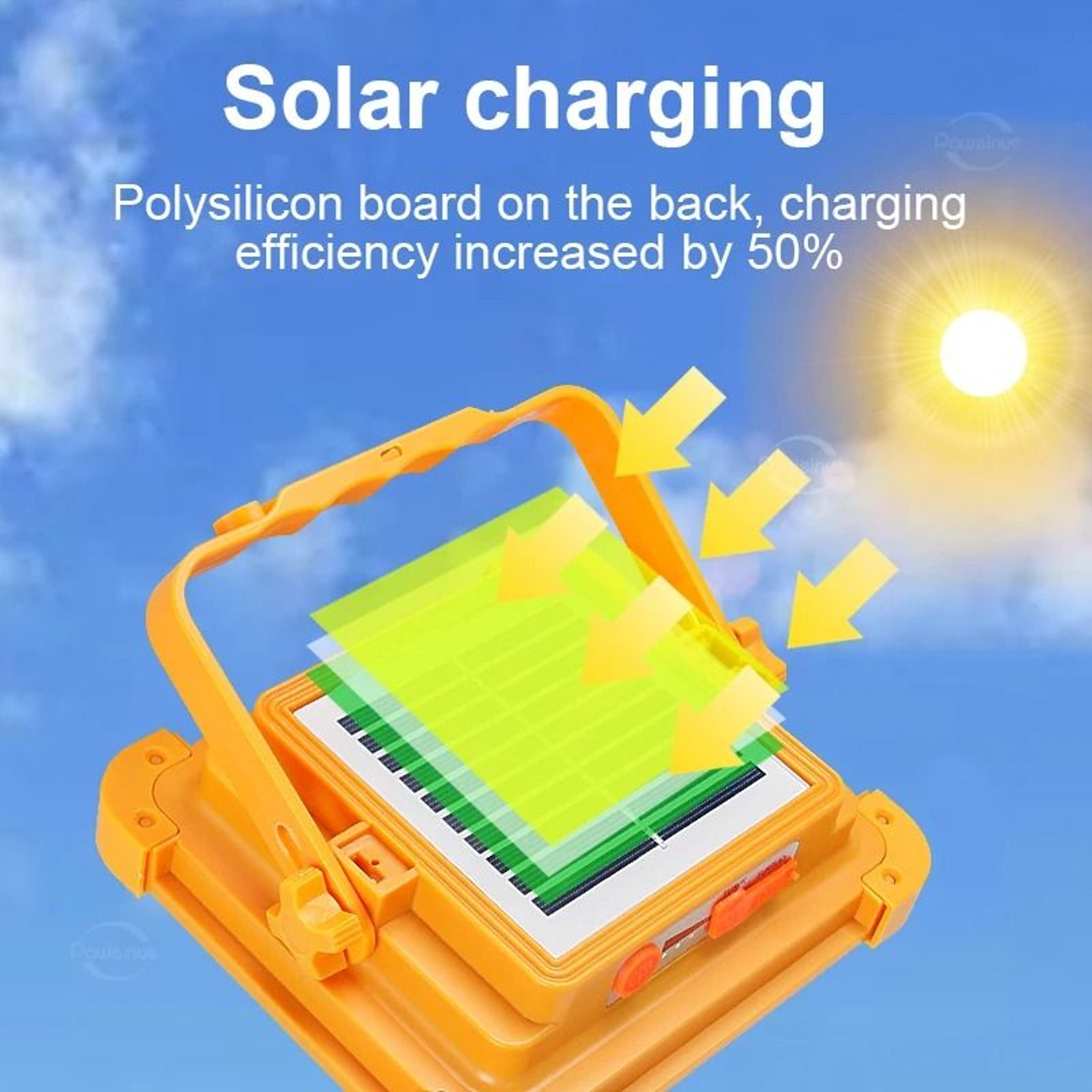 20000mAh Solar Rechargeable LED Camping Lantern  Power Bank With Magnet 3