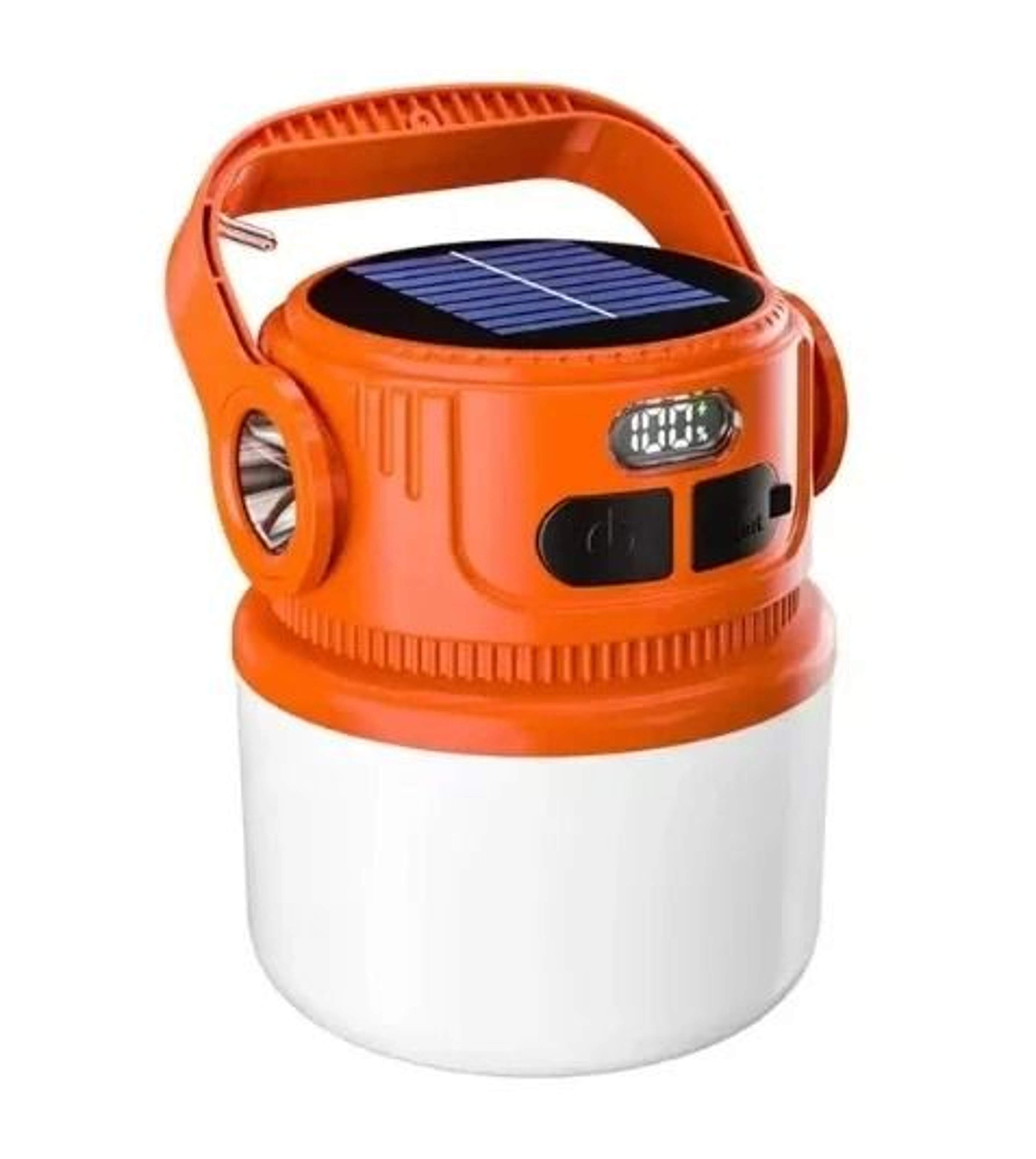 Portable Solar Rechargeable LED Camping Flashlight  Outdoor Tent Lantern 7