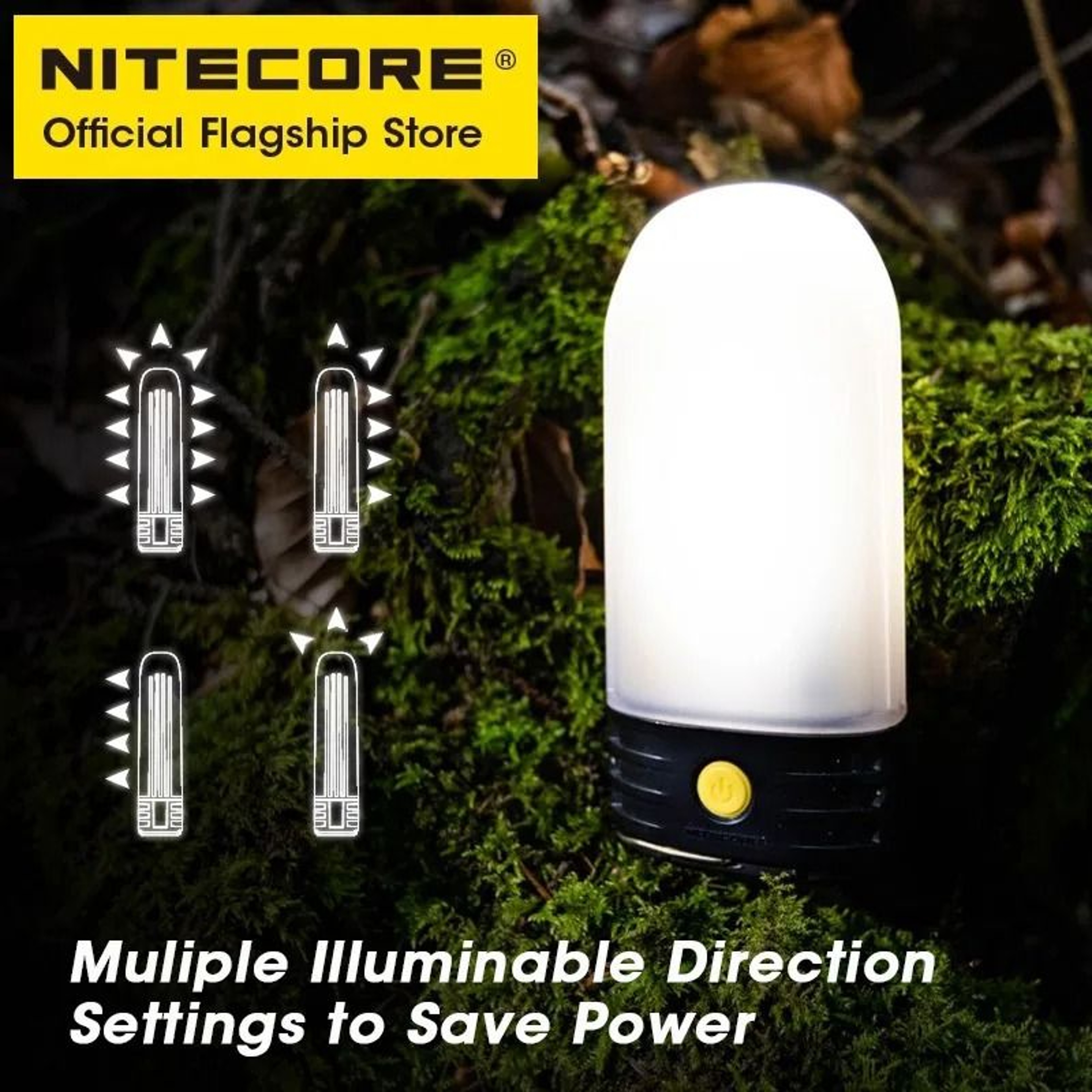 NITECORE LR60 280Lumen USBC Rechargeable Camping Lantern  Emergency Power Station 1