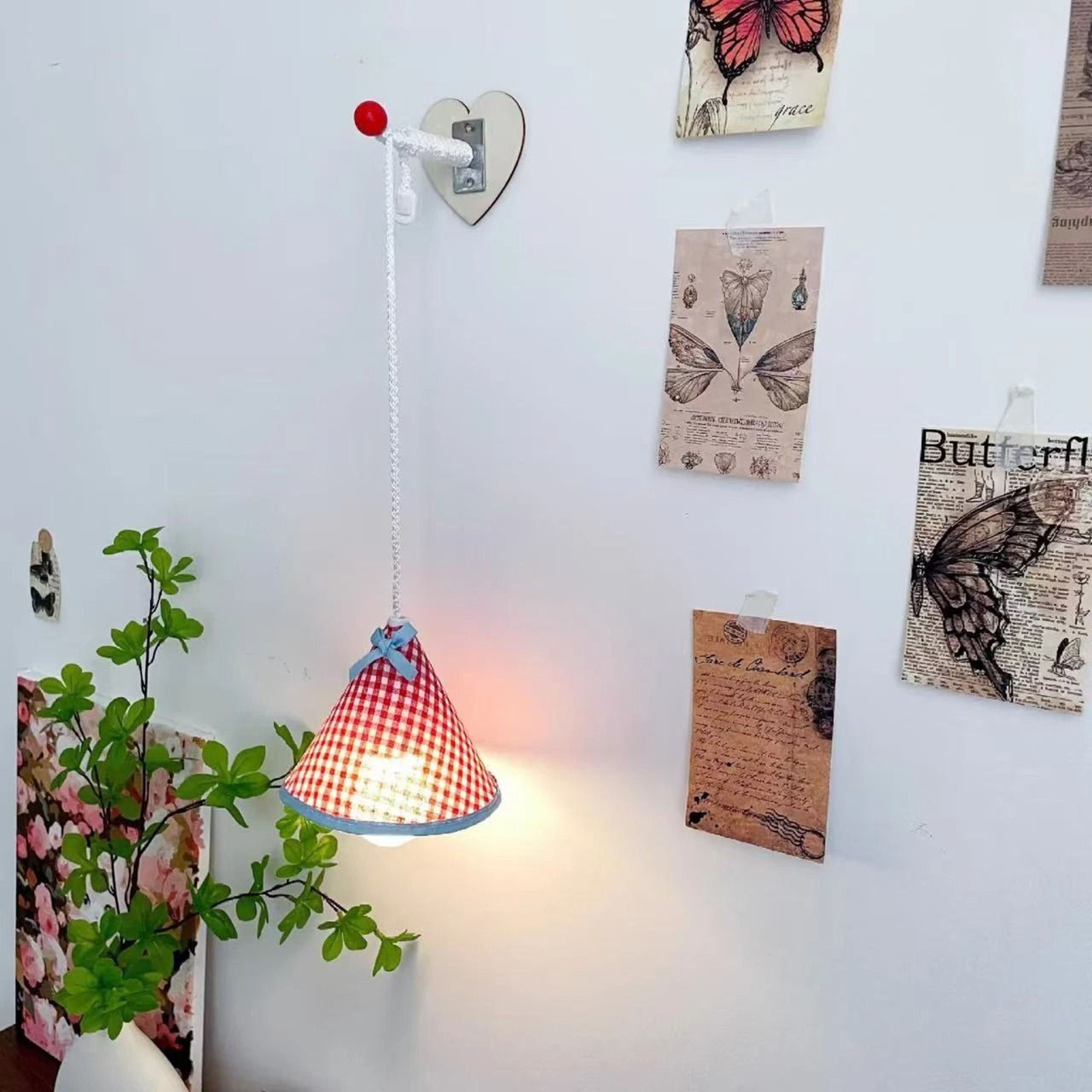 Cute Wall Hanging Warm LED Night Light  Bedside Atmosphere Desk Lamp 5