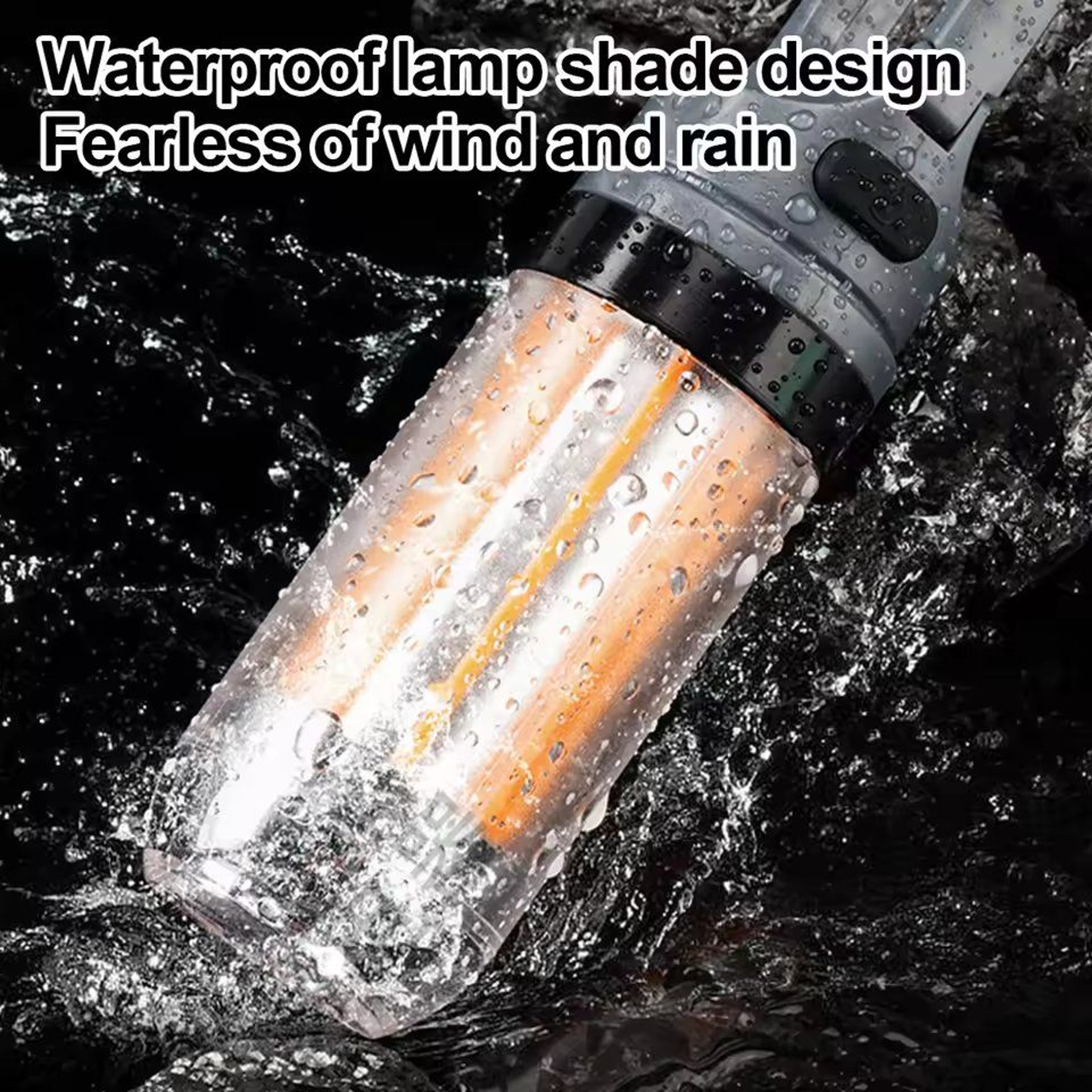Portable USB Rechargeable Super Bright LED Camping Lantern  Work Light Flashlight 5