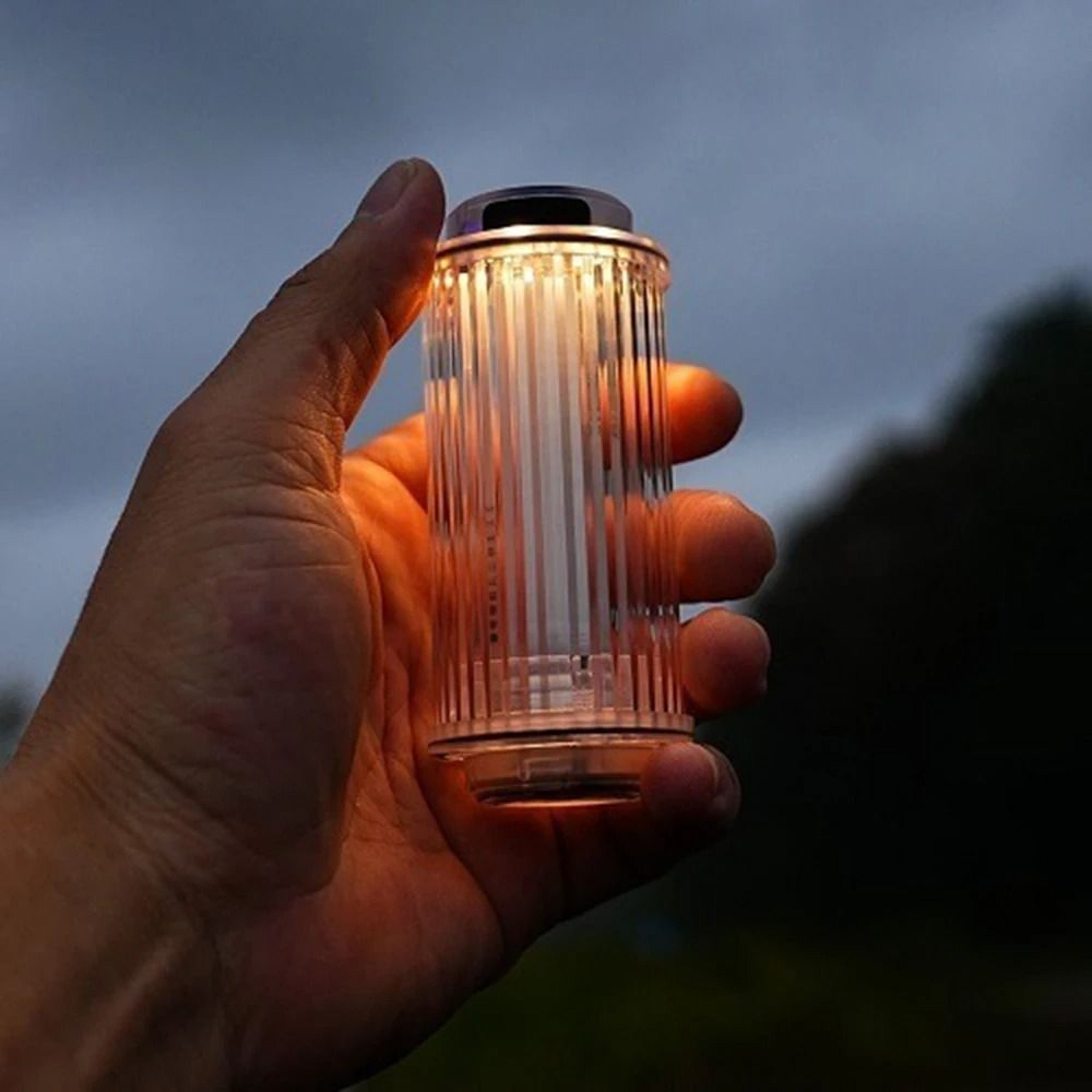 Transparent 38 Explore USB Rechargeable Mini LED Camping Lantern With Magnetic Base 3000mAh 3