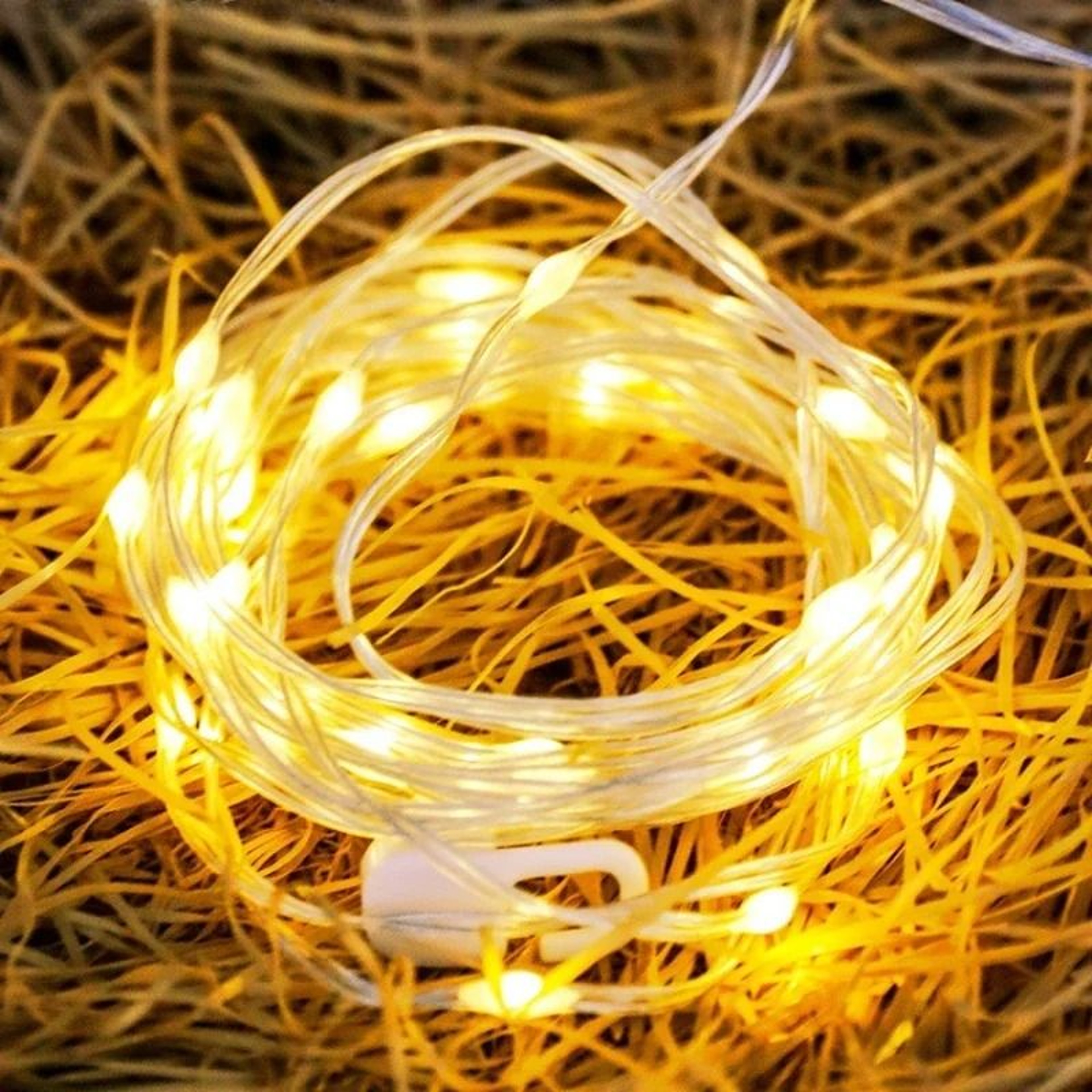 20M Storable USB Rechargeable LED Camping String Lights With 5 Lighting Modes 2