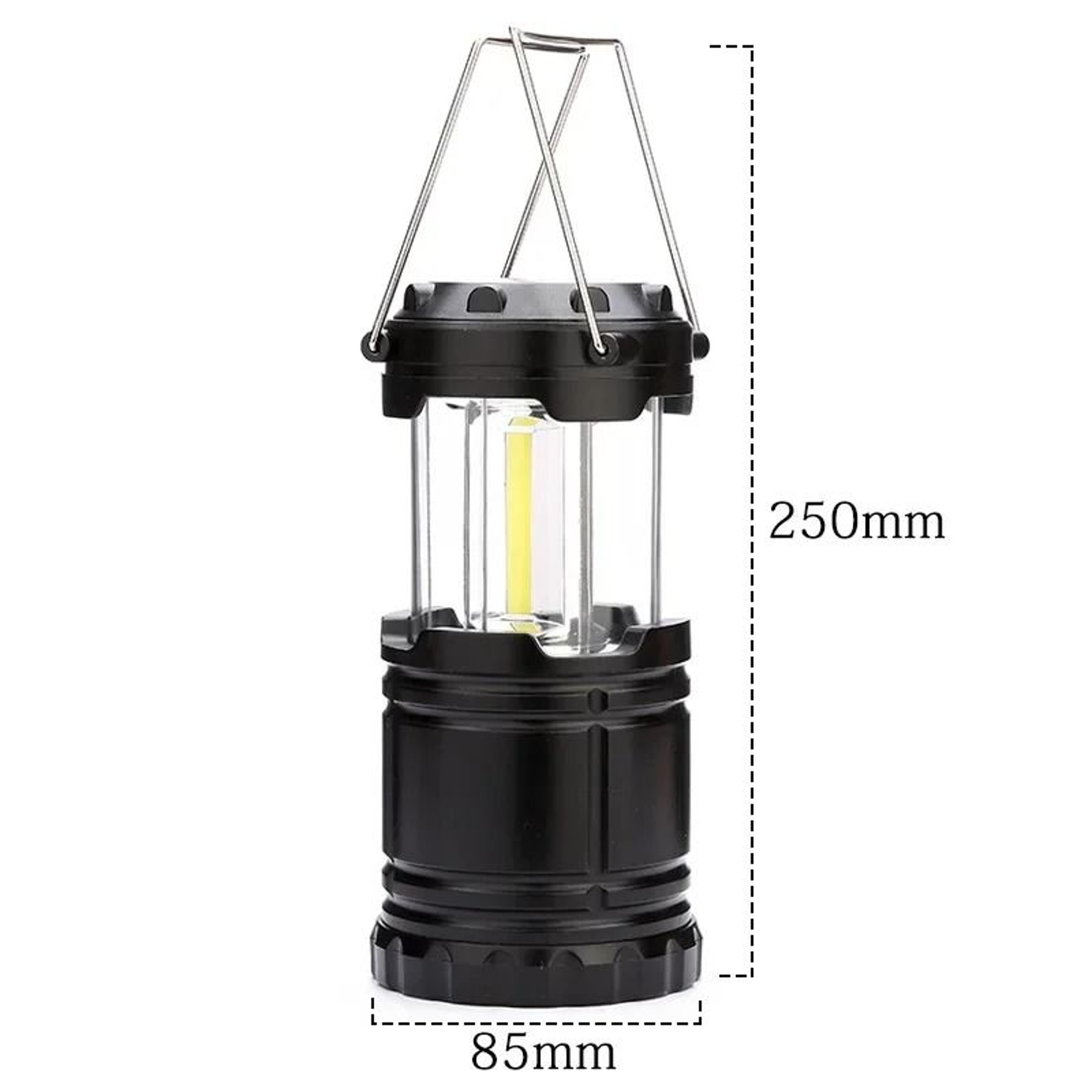 2in1 Foldable COB LED Camping Lantern  Portable Flashlight ImpactResistant  Waterproof 8