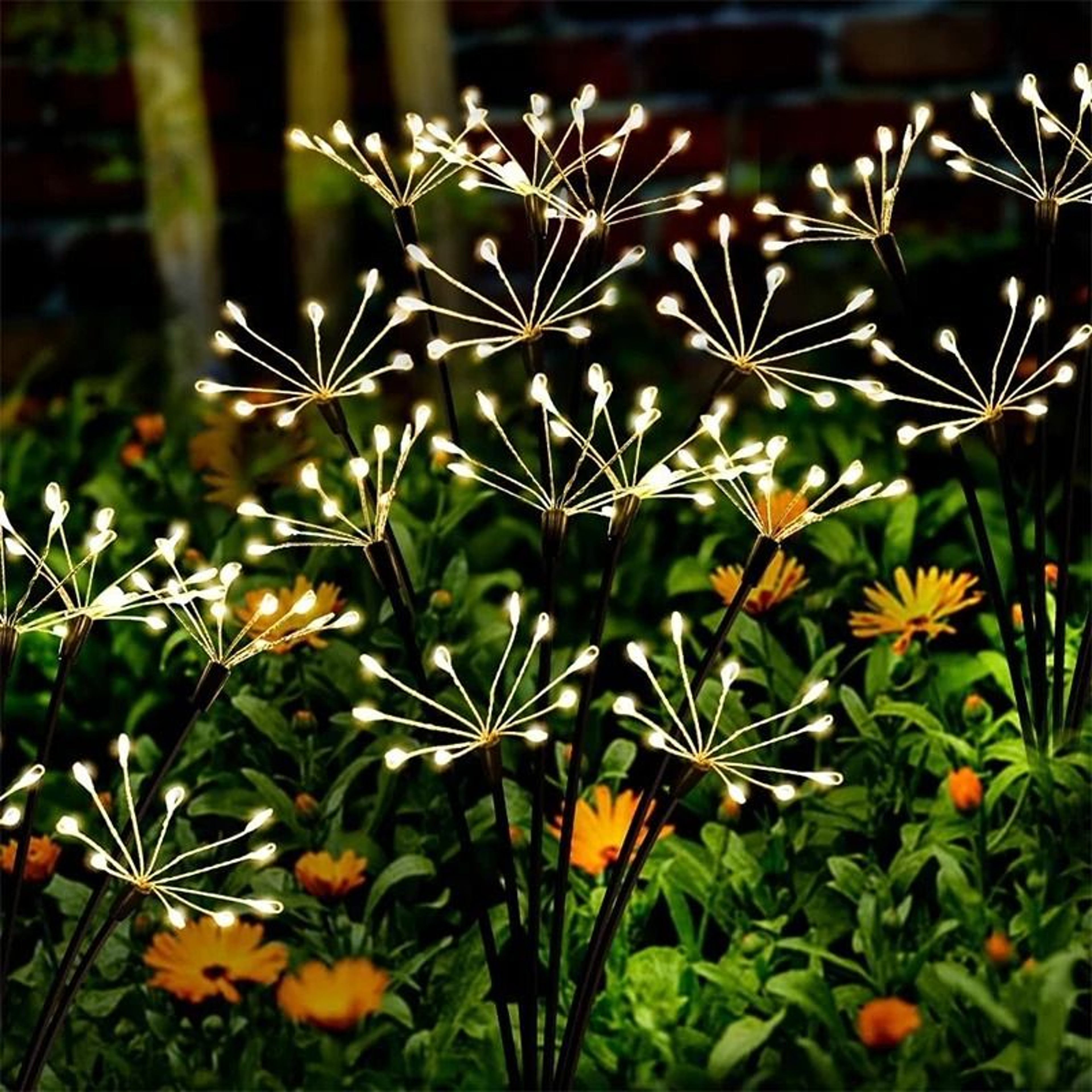 Solar Outdoor Swaying Firefly Garden Lights With 2 Modes For Pathway Decor 7