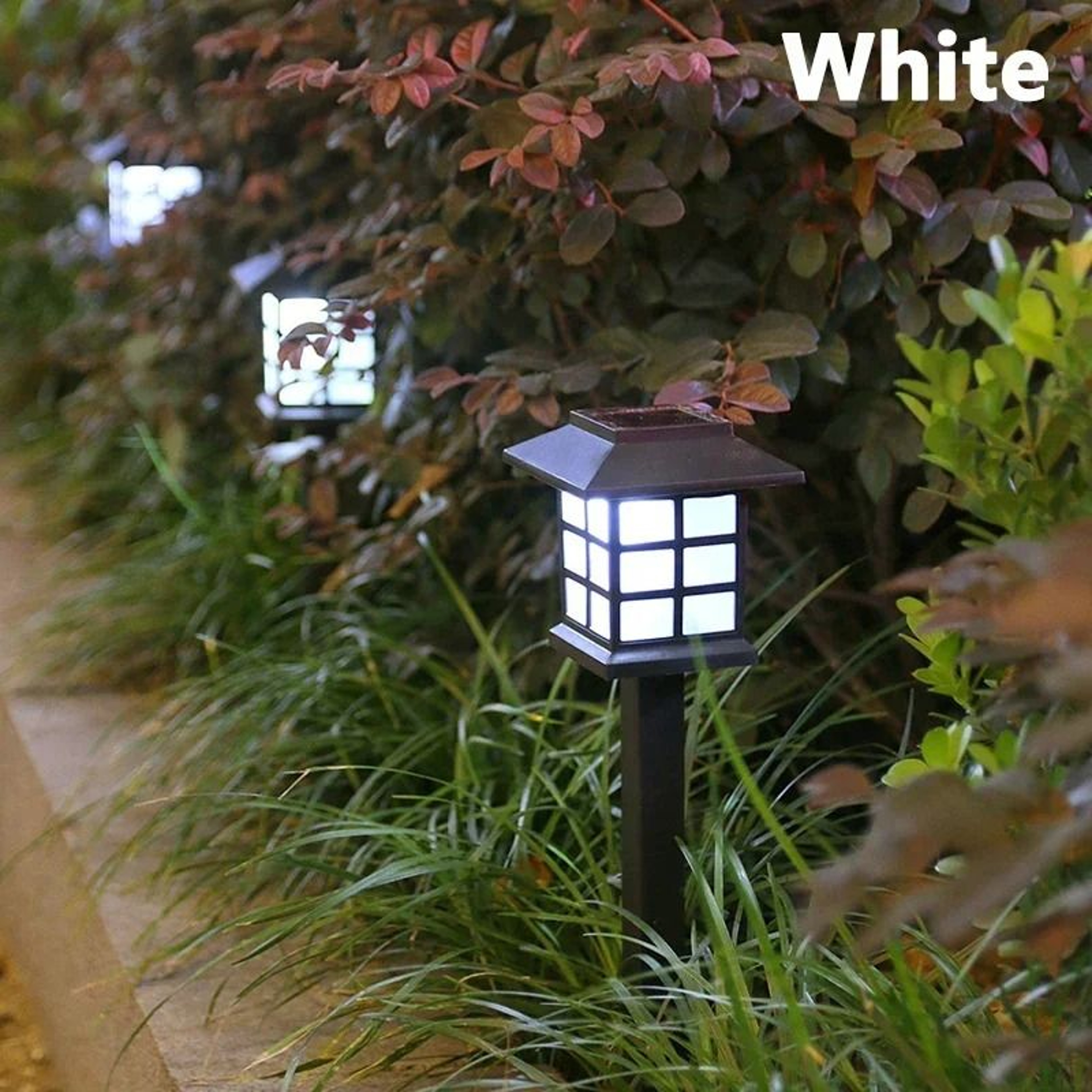 28 Pack Solar LED Outdoor Pathway Lights Waterproof Garden Walkway Landscape Stakes 6