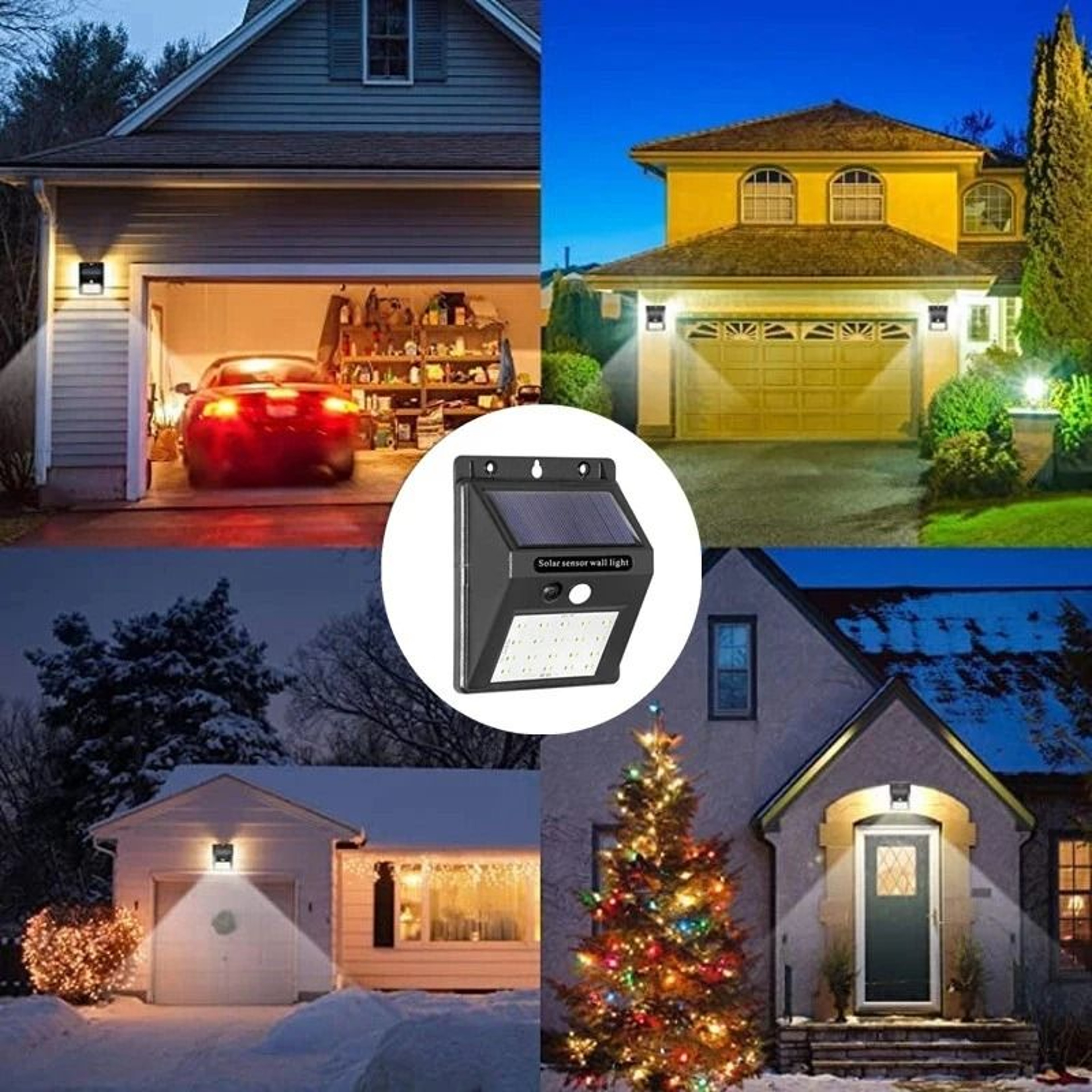 Hot Outdoor Solar LED Wireless Motion Sensor Wall Lights Waterproof Garden Landscape Spotlights 5