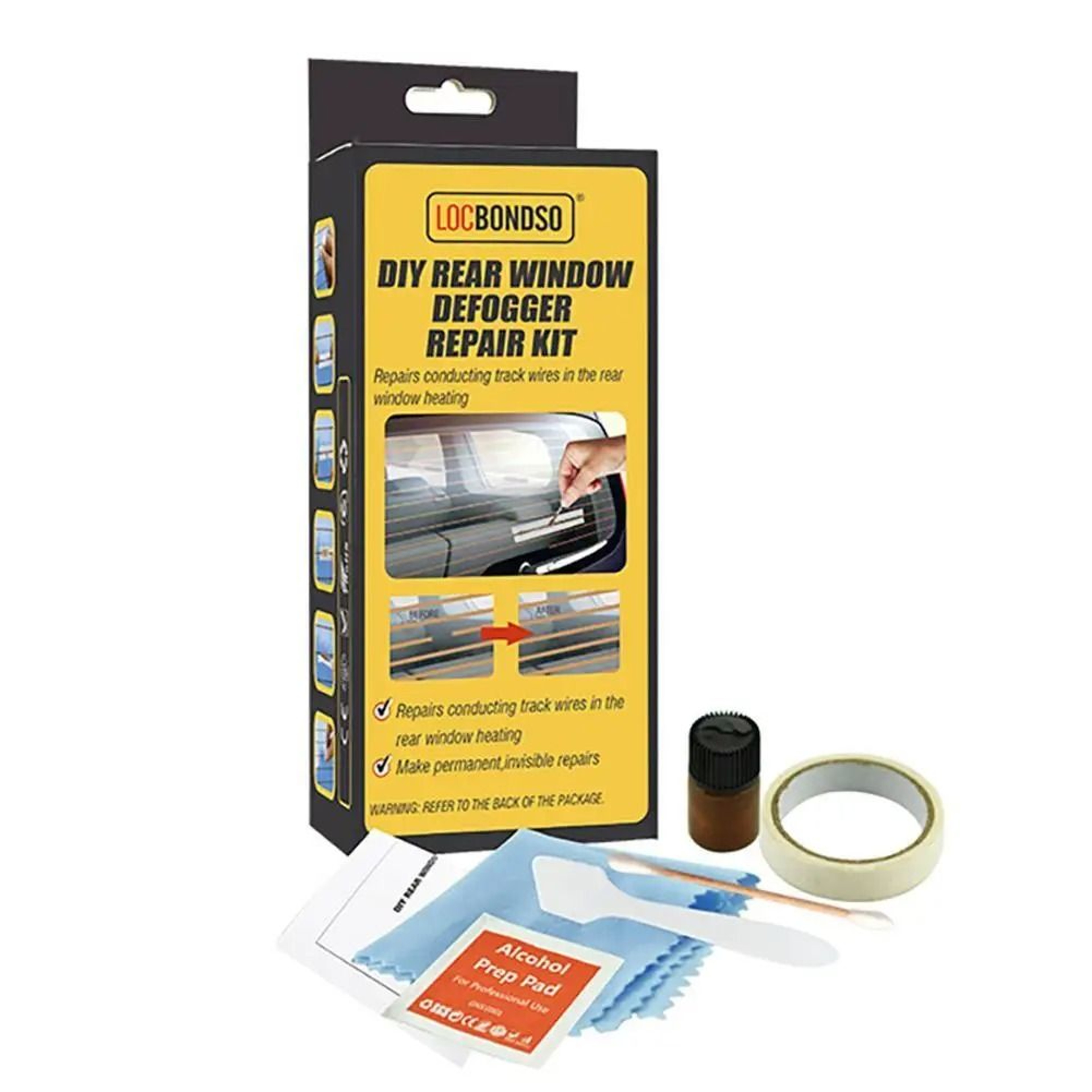 Car Rear Window Defogger Repair Kit DIY Quick Repair Grid Line Fix Care Accessories 4