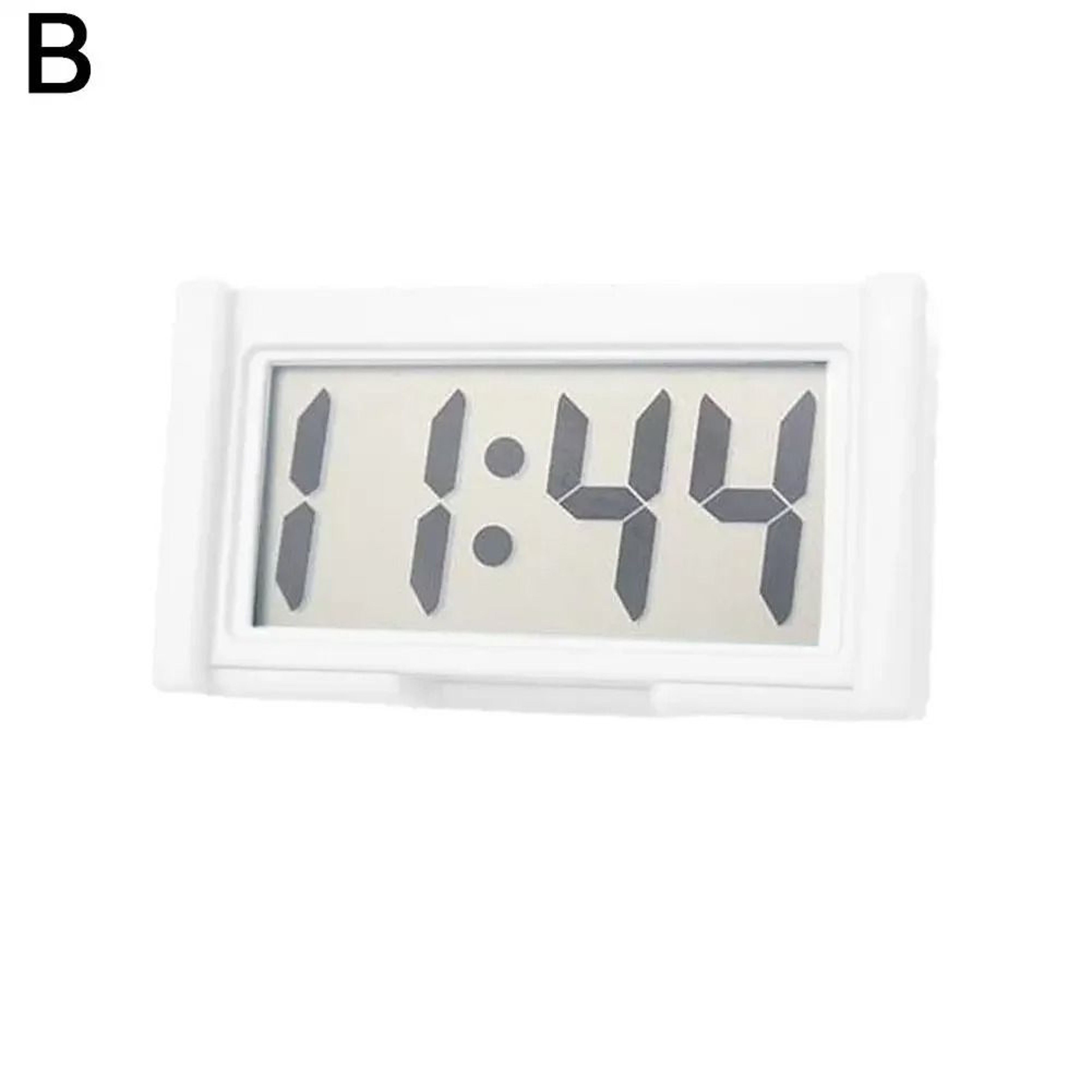 Mini Digital Car Clock Large Screen Dashboard SelfAdhesive Electronic Time Display Ornament 8