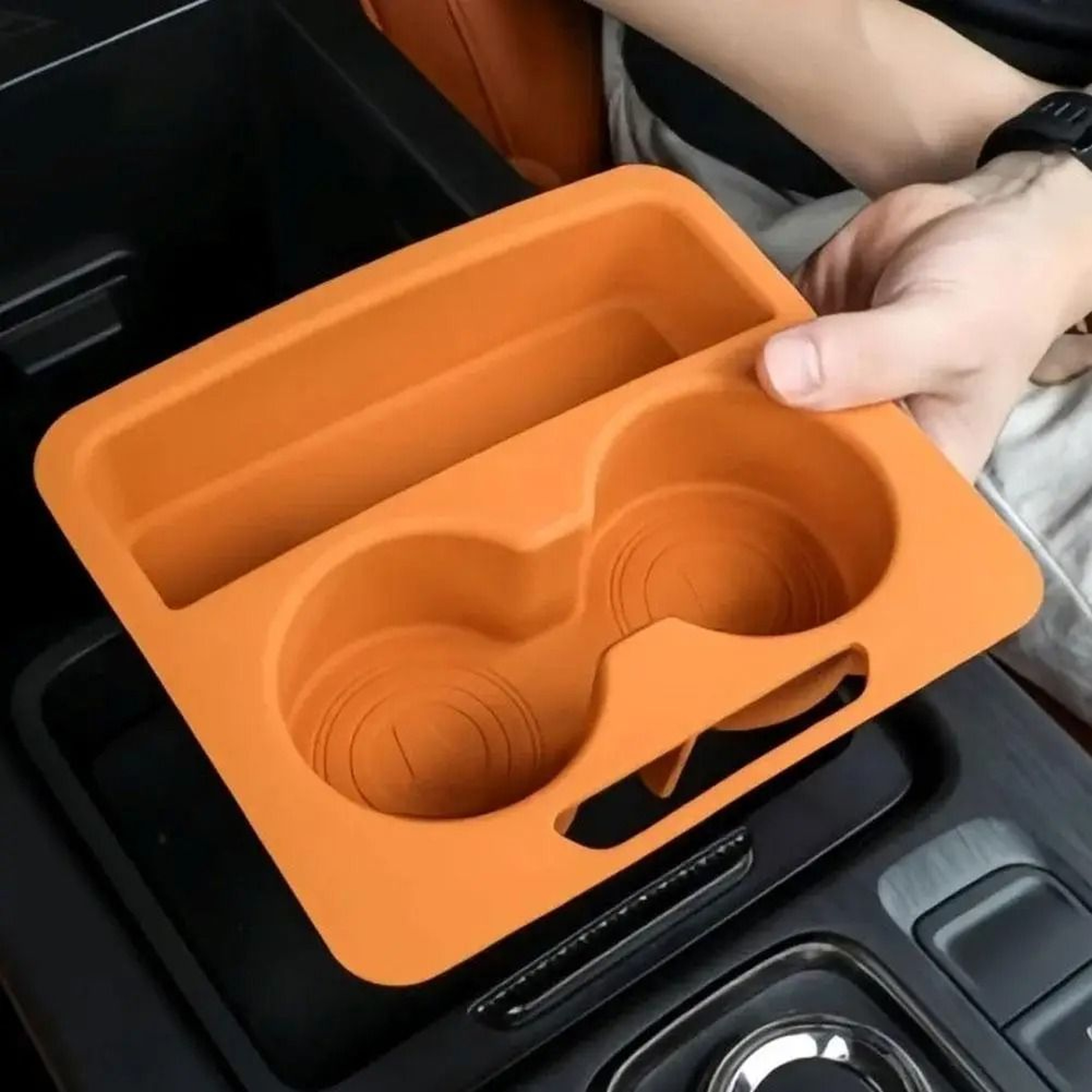 Armrest Storage Box Silicone Interior Cup Holder Insert Mat For HAVAL H9 20242025 Auto Protection P 1
