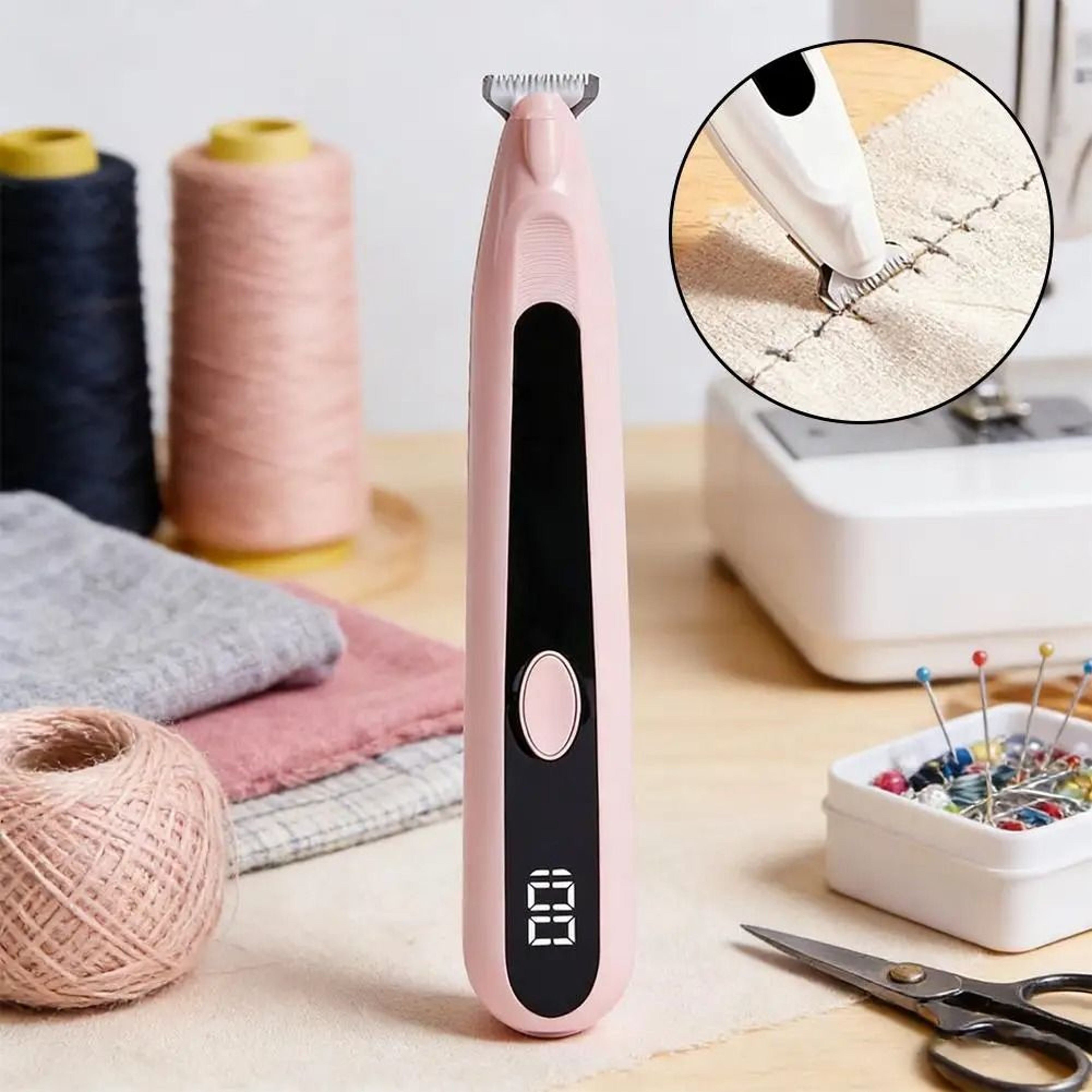 Electric Seam Ripper  Lint Remover 2in1 Portable Thread Remover Fabric Shaver Stitch Unpicker 4