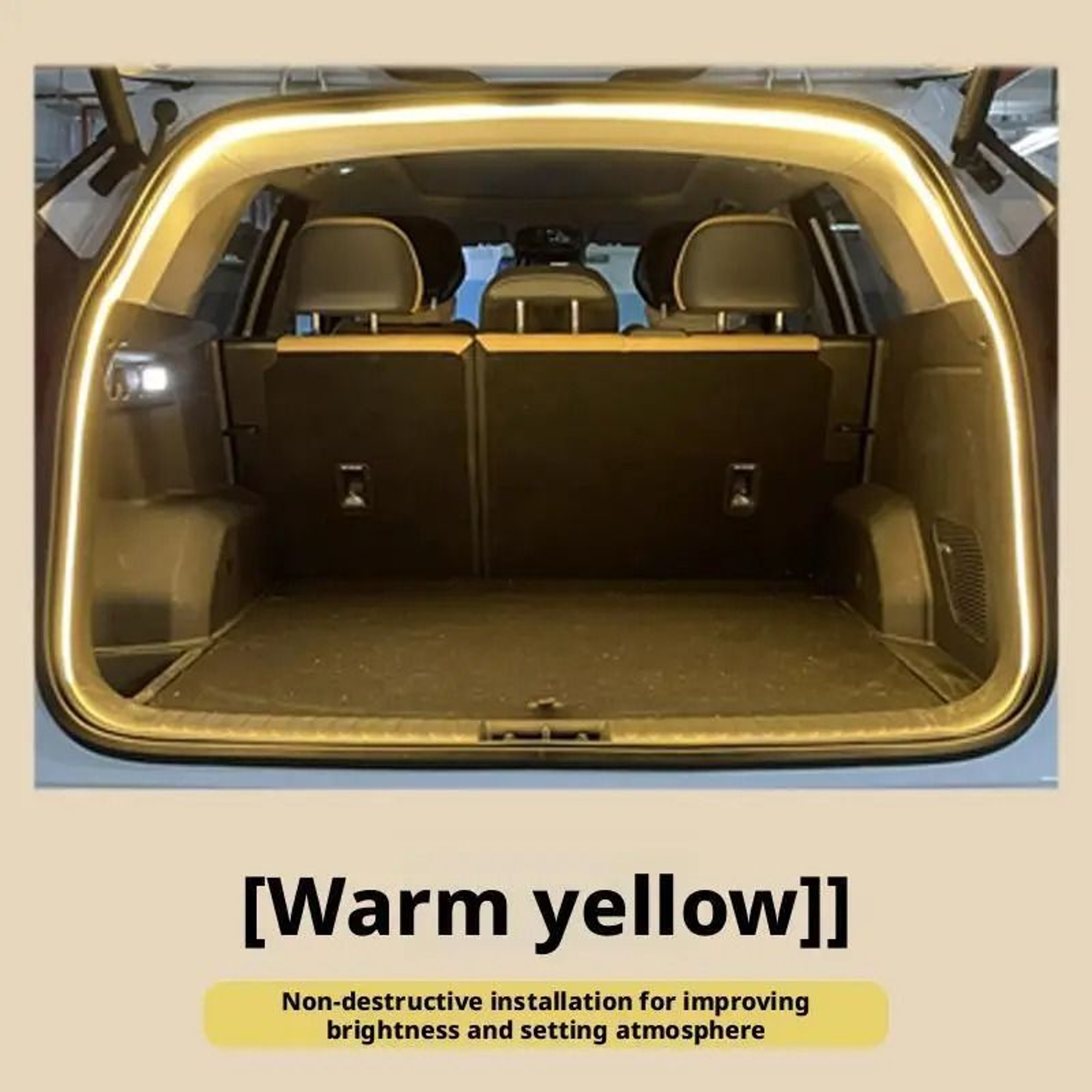 Waterproof RGB Silicone Car Trunk LED Light Strip Ambient Interior Lamp 11