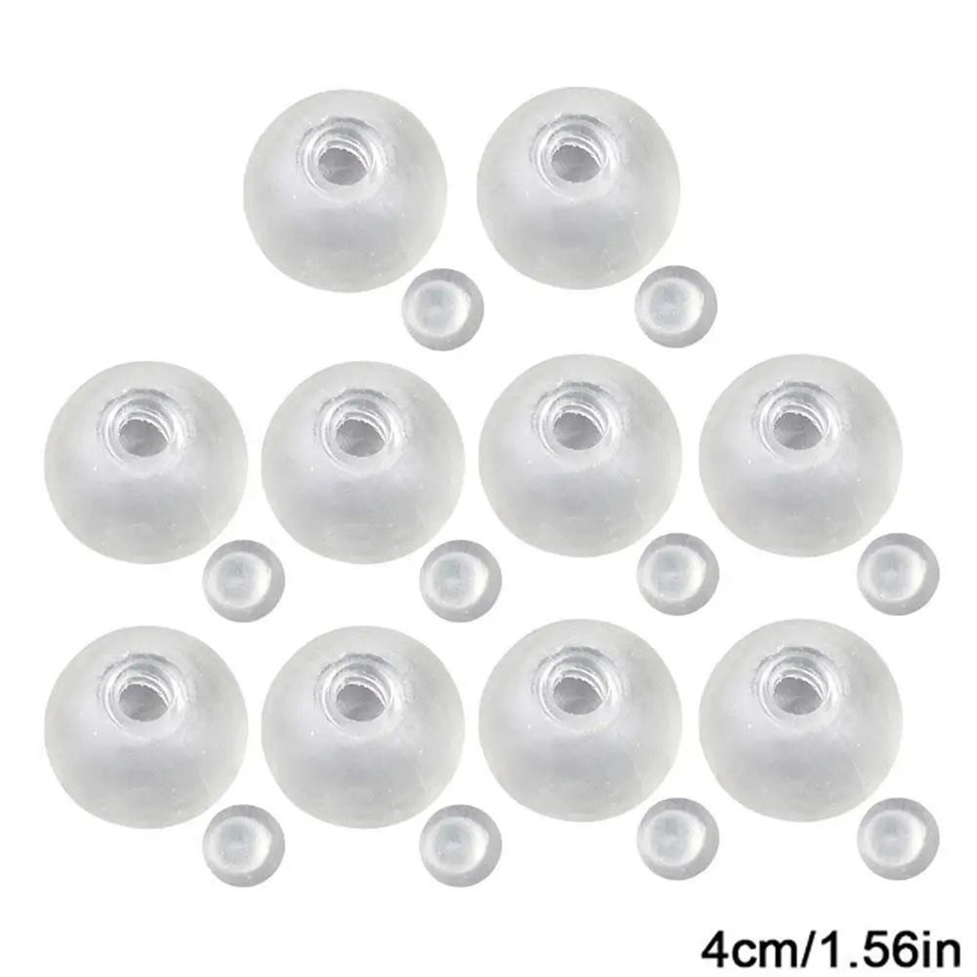 9cm Clear DIY Squishy Ball Skin Empty Transparent Elastic Balloon For Handmade Maltose Squeeze Toy 6