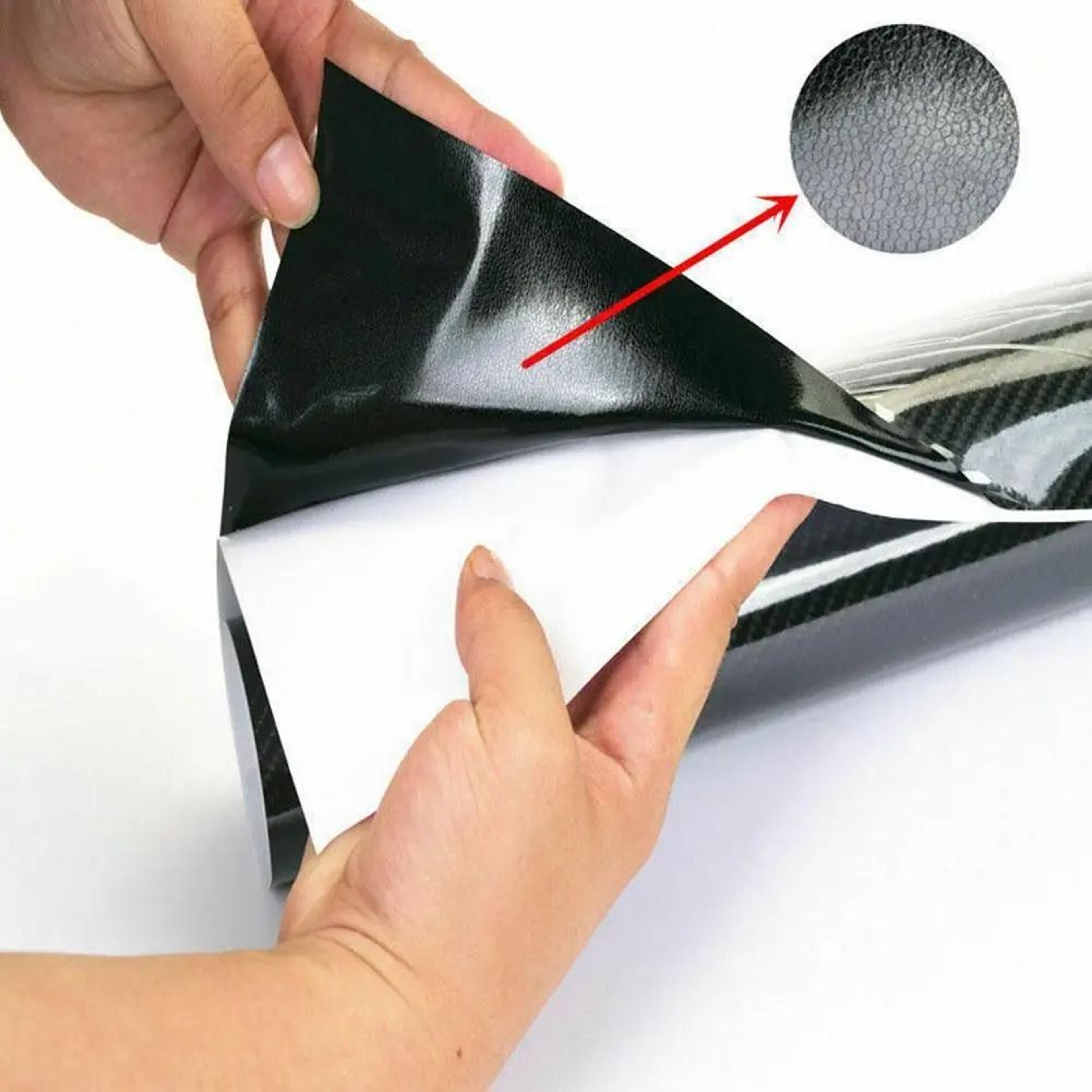 7D Carbon Fiber Vinyl Wrap Sheet Roll 30cm X 152cm Ultra Glossy HighDefinition Auto Film Sticker 4