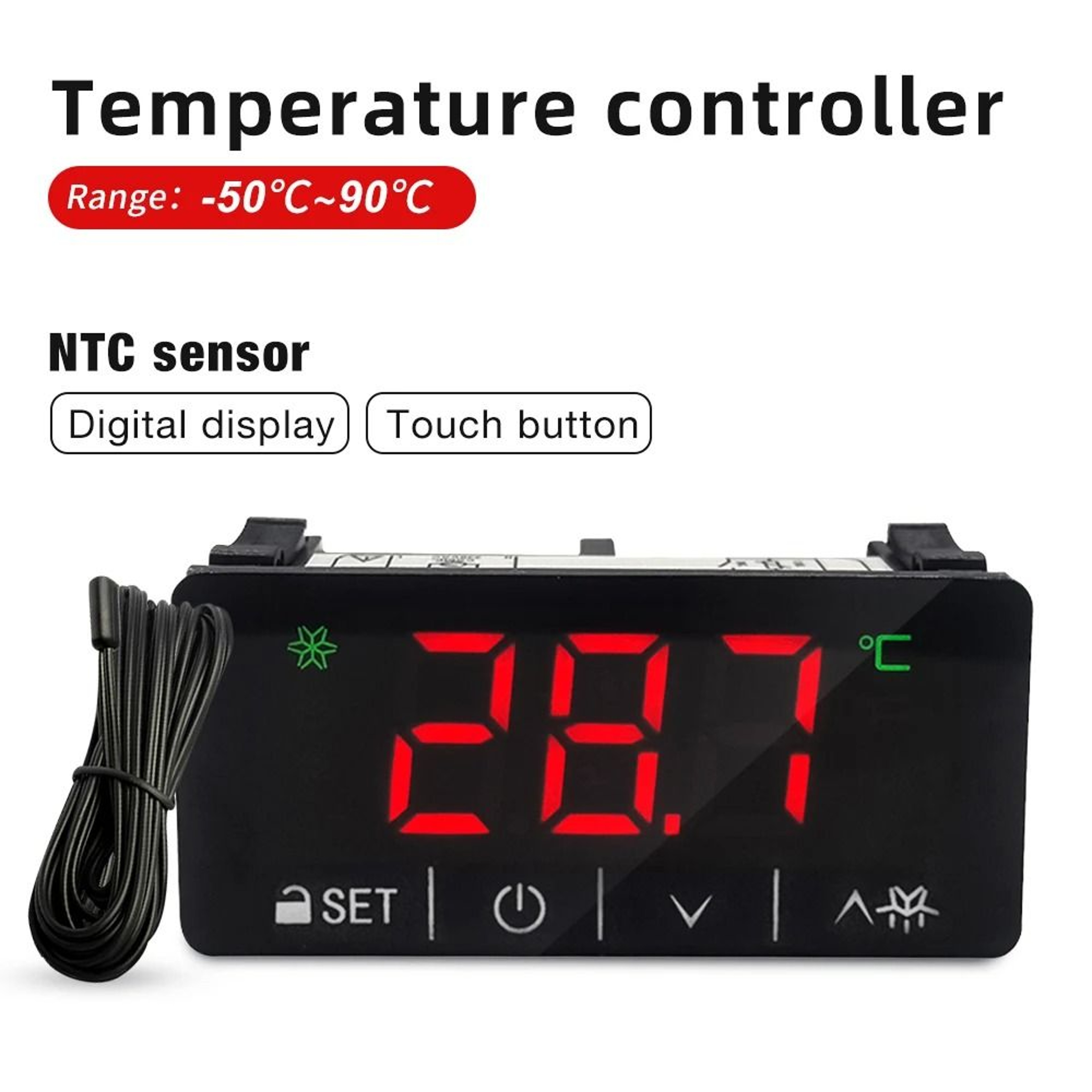 220V Digital Thermostat Microcomputer Temperature Controller For Commercial Refrigeration Freezer   7