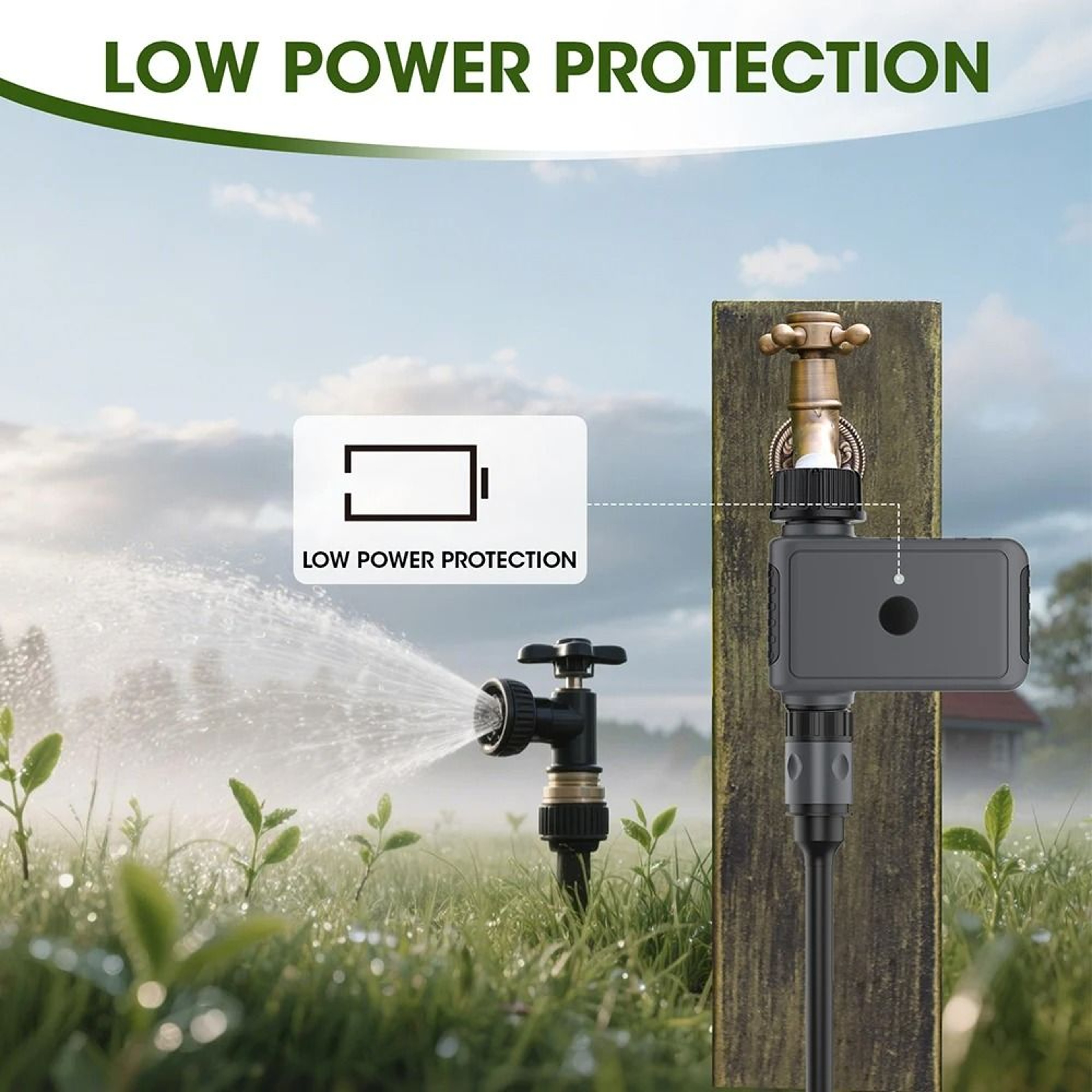 Remote Control Water Timer 1Outlet Intelligent Garden Sprinkler  Drip Irrigation Timer 5 Min2 Hours 3