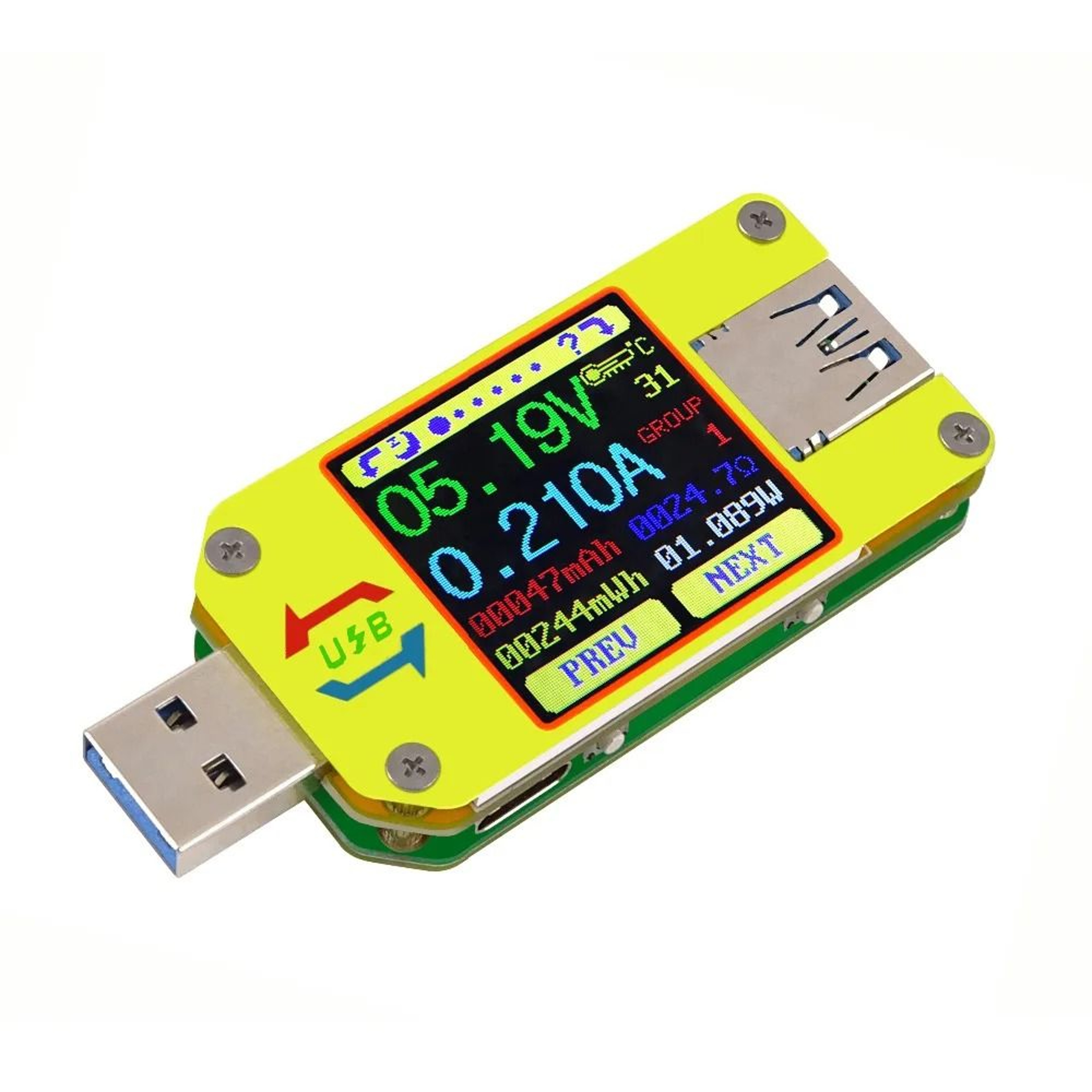 DC Voltmeter Ammeter Voltage Current Tester  Battery Charge USB Power Analyzer 0