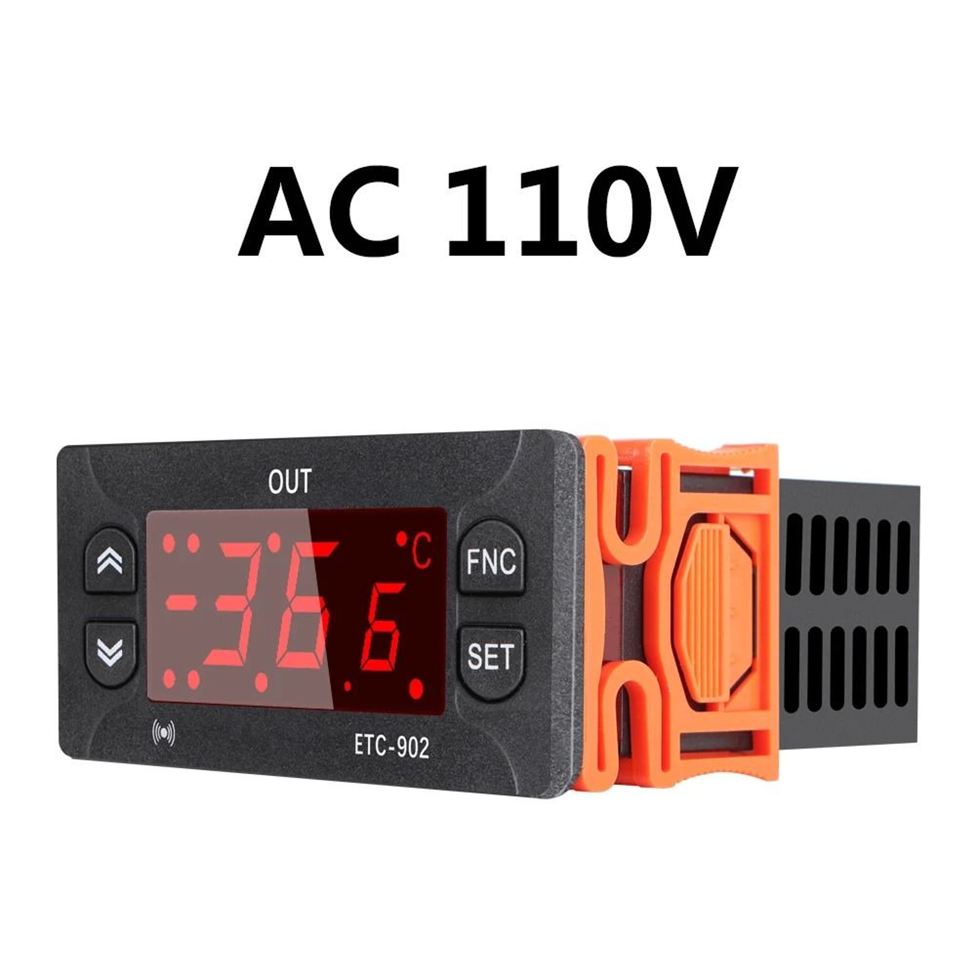 ETC902 Digital Temperature Controller Thermostat 12V 24V 110V 220V Refrigeration Cooling Defrost Re 8