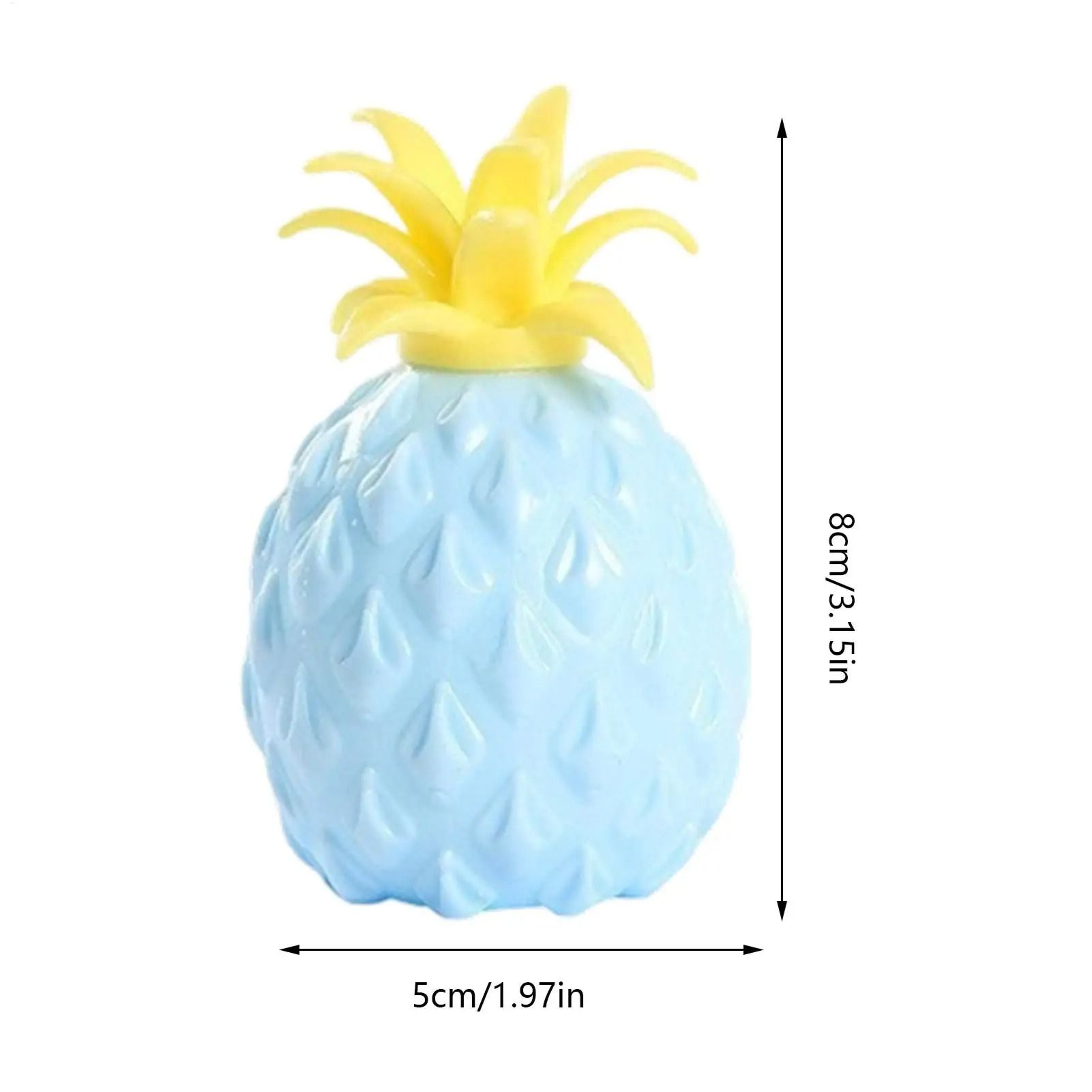 Pineapple Design Stretchable Squeeze Sensory Toy Portable Decompression Fidget Toy For Stress Relie 5