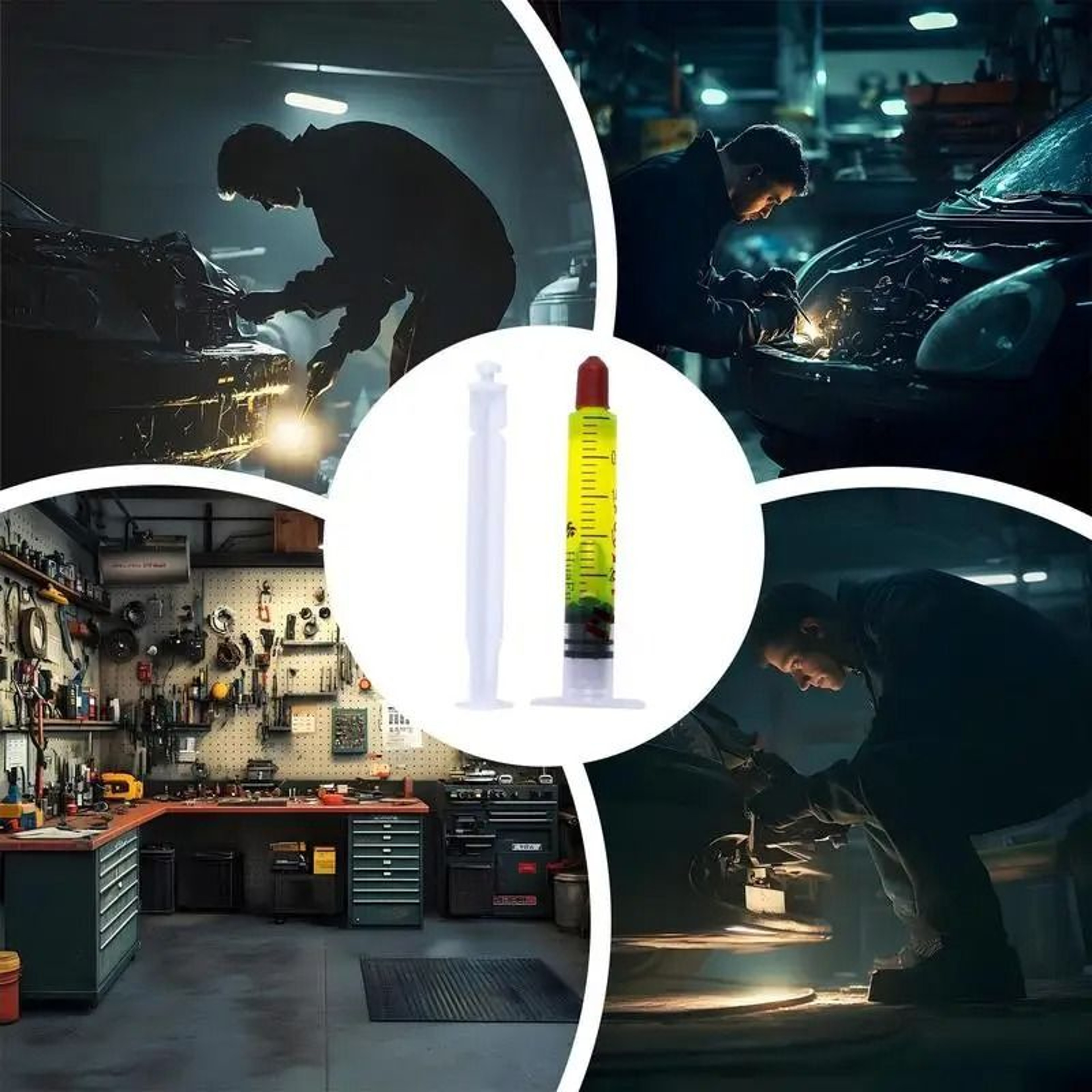 25ml R134a Refrigerant Oil Leak Detector Dye Agent High Concentration Automotive AC Fluorescent Lea 5