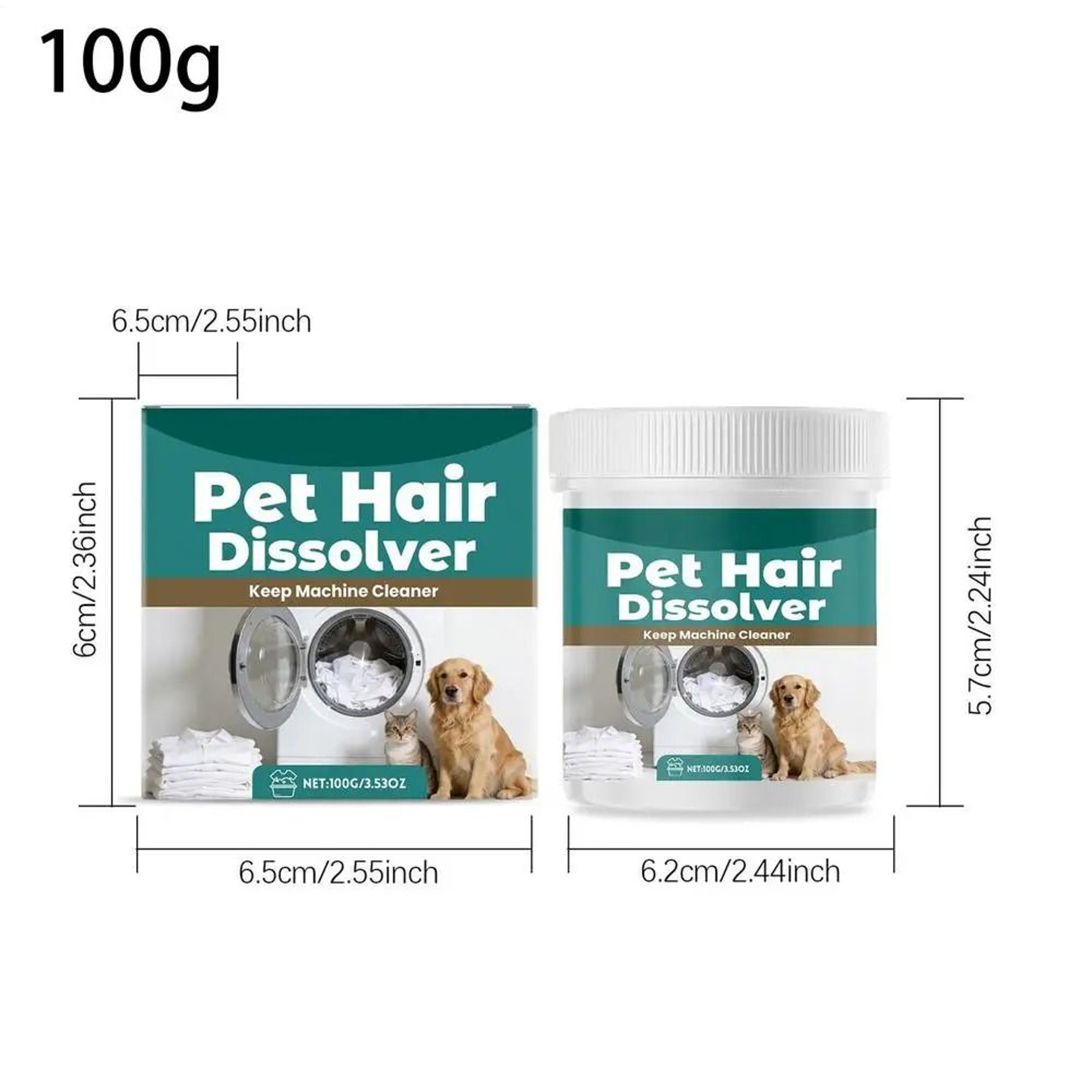 Pet Hair Dissolver For Washing Machine Deep Cleaning Dog  Cat Hair Remover For Clothes  Laundry Odo 6