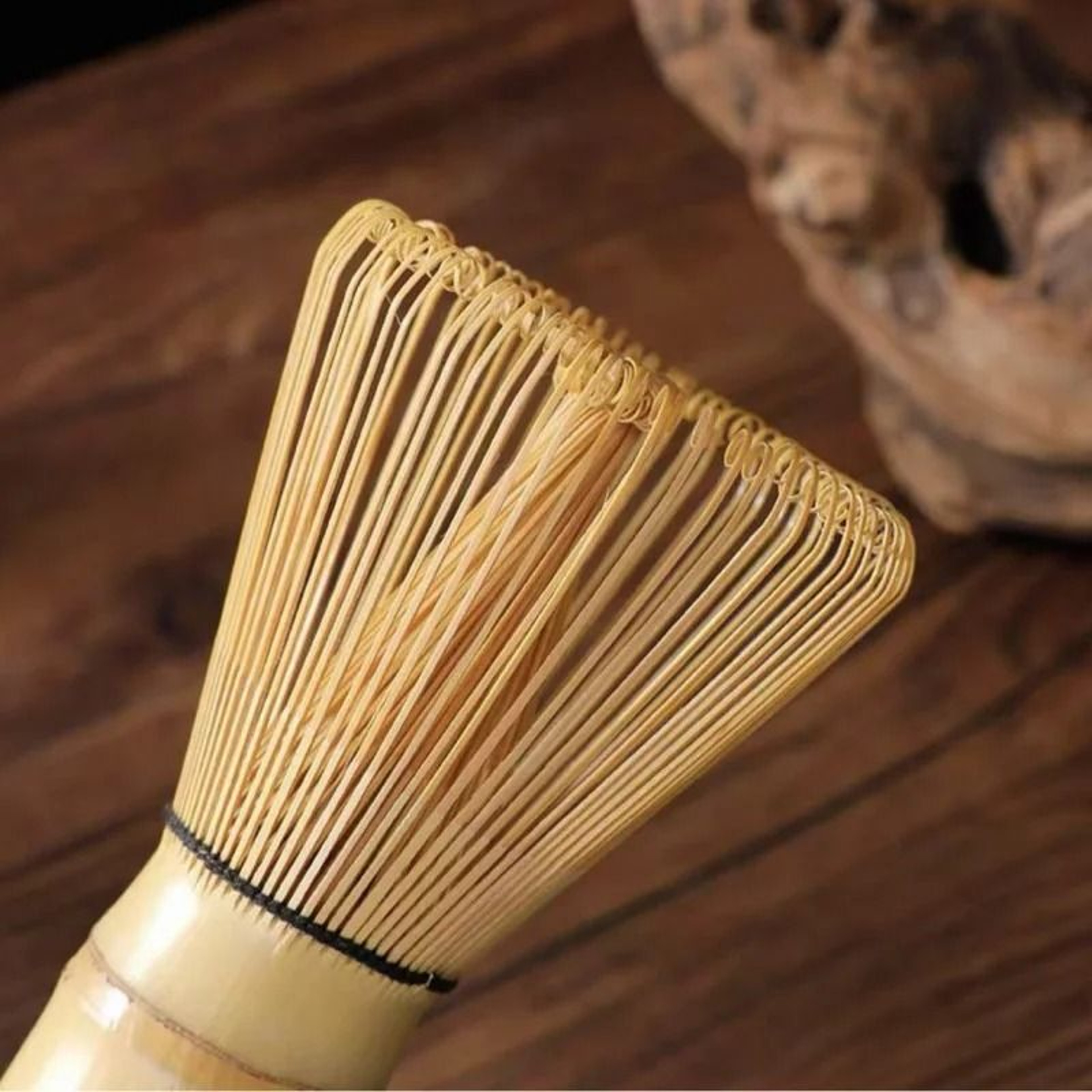 Handcrafted Bamboo Matcha Whisk Chasen Traditional Green Tea Powder Mixer  Stirrer For Japanese Tea 3
