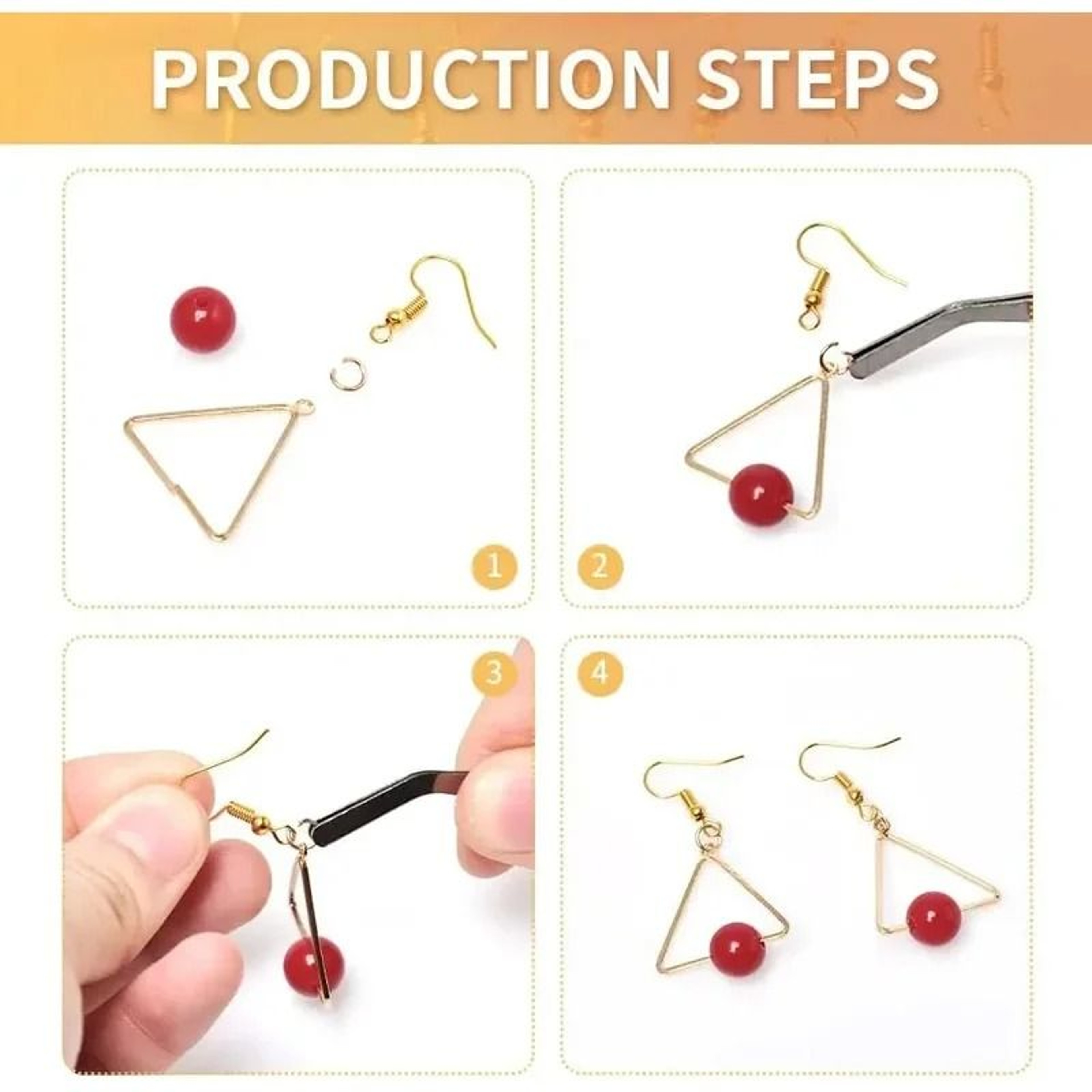 100500pcs Hypoallergenic Stainless Steel Earring Hooks Earwire Clasps Findings For DIY Jewelry Maki 1