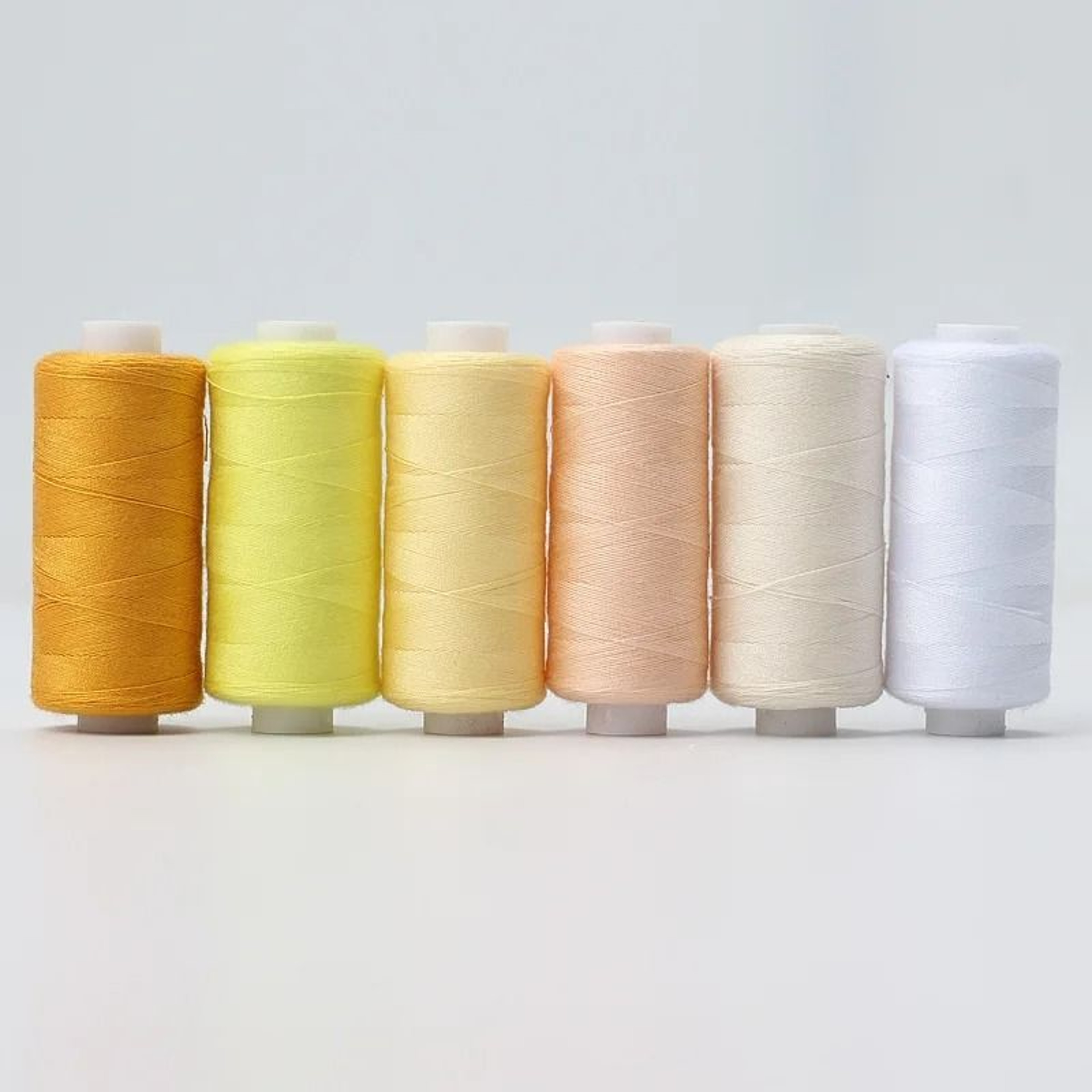 6 ColorsSet Yarn Sewing Thread Spools HighTenacity Polyester Thread Roll For Machine  Hand Embroide 9