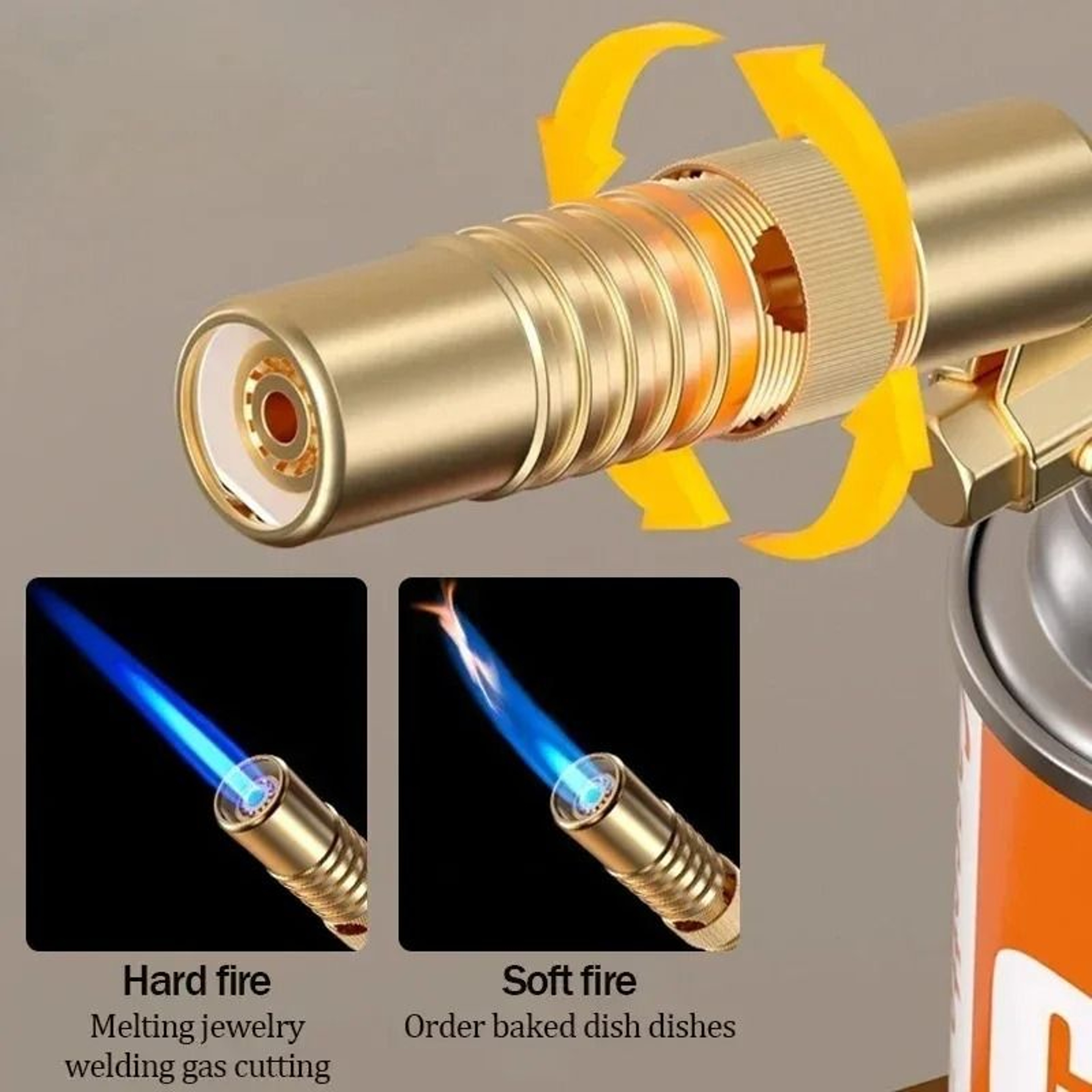 AutoIgnition Gas Torch Flame Gun Blower For Welding Brazing Kitchen Baking  Barbecue 5