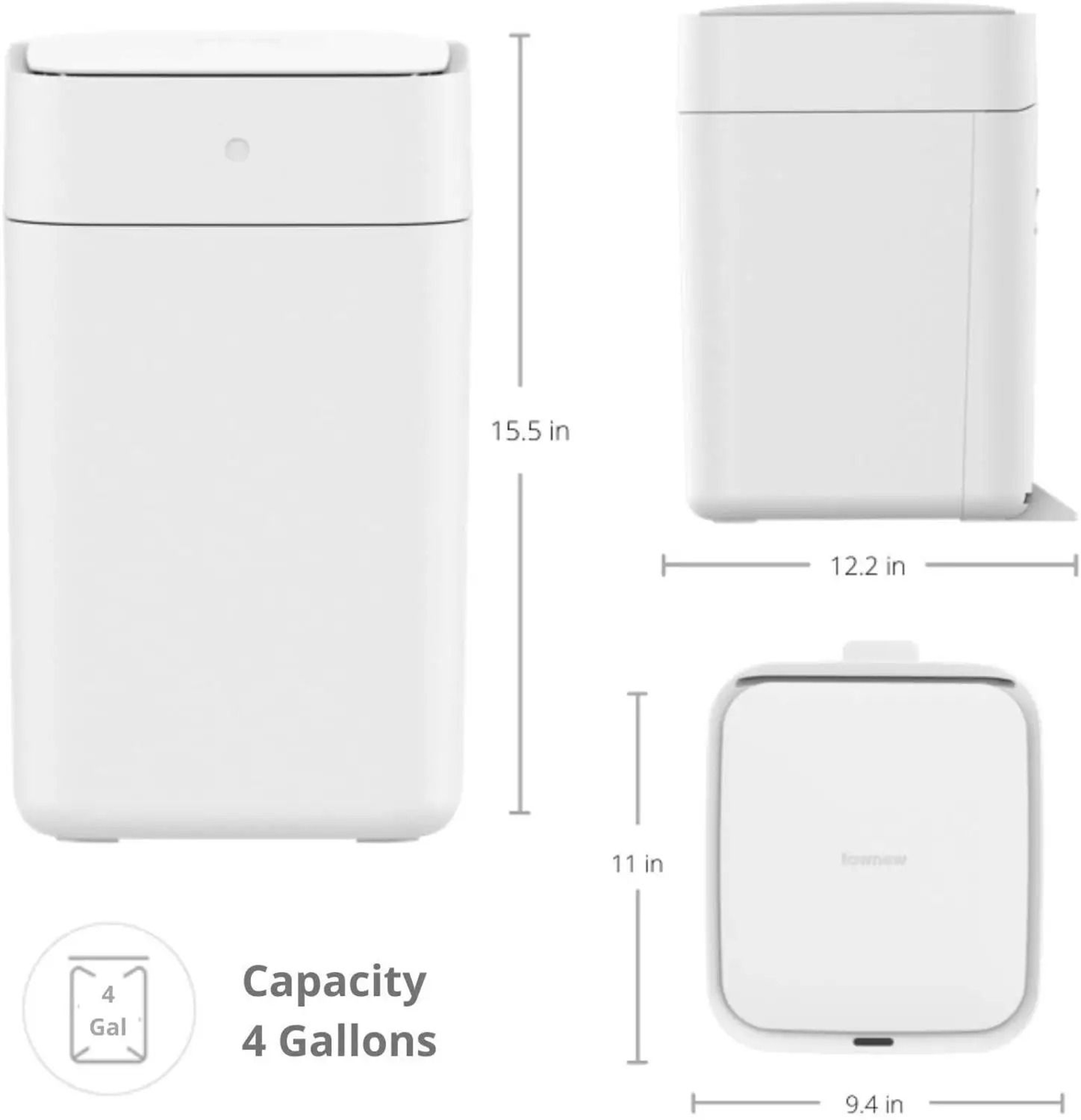 Townew T1S Smart Sensor Kitchen Garbage Bin Waterproof Automatic Packaging Trash Can With Lid 5