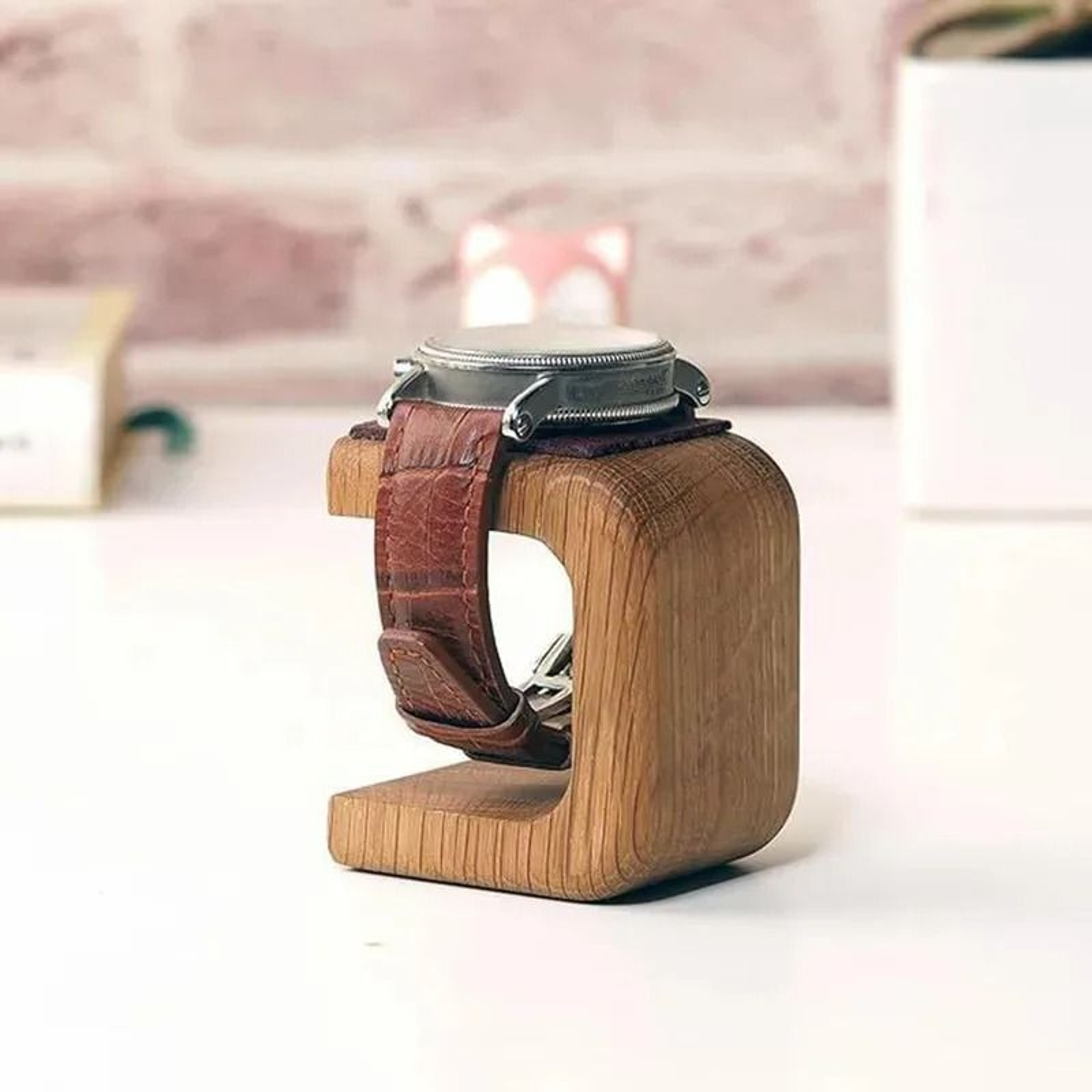Solid Wood Watch Holder  Jewelry Display Stand Bracket For Watches Bracelets  Rings 1