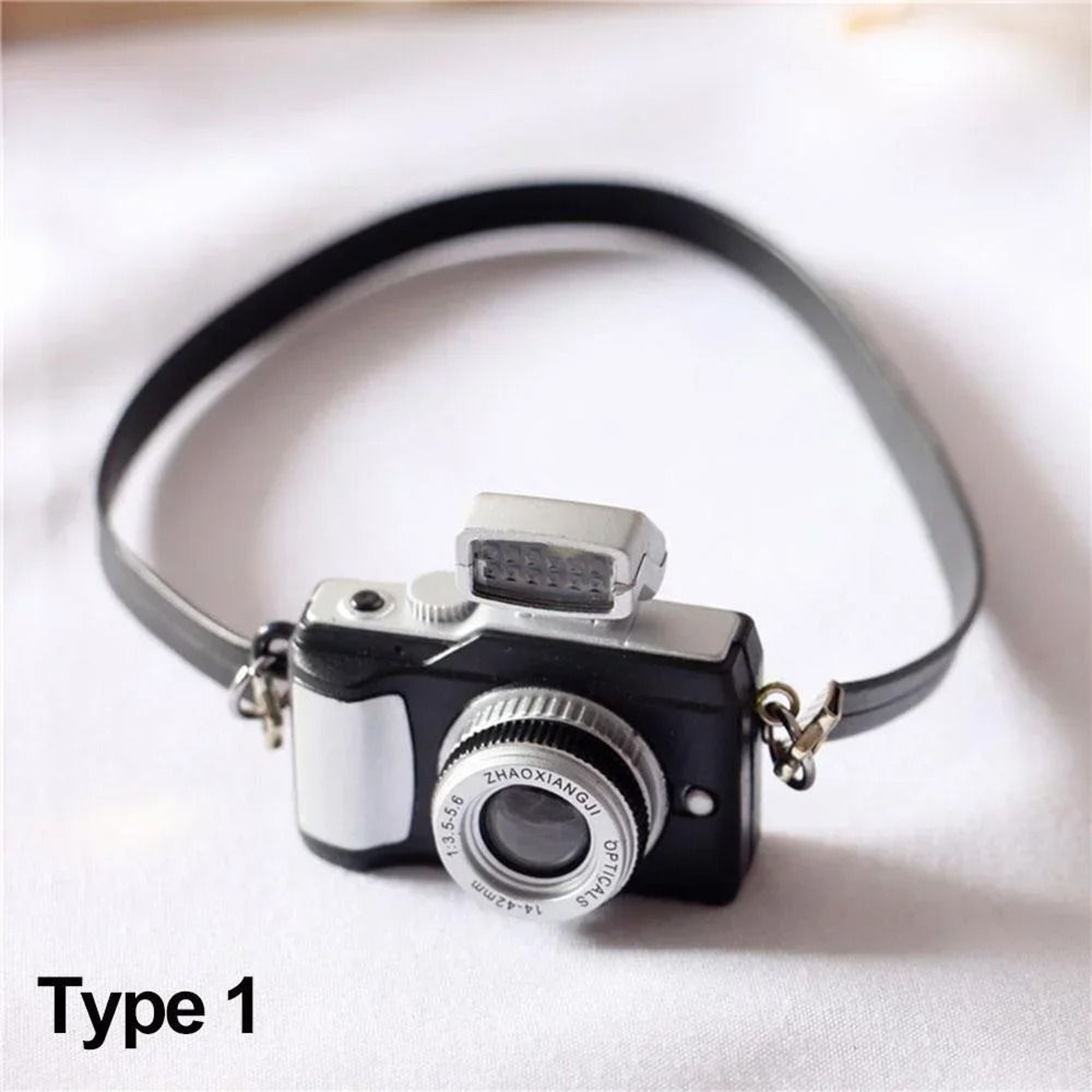 1Pc 16 18 112 Dollhouse Miniature Digital SLR Camera For Labubu  Upset Duck Doll Accessories 7
