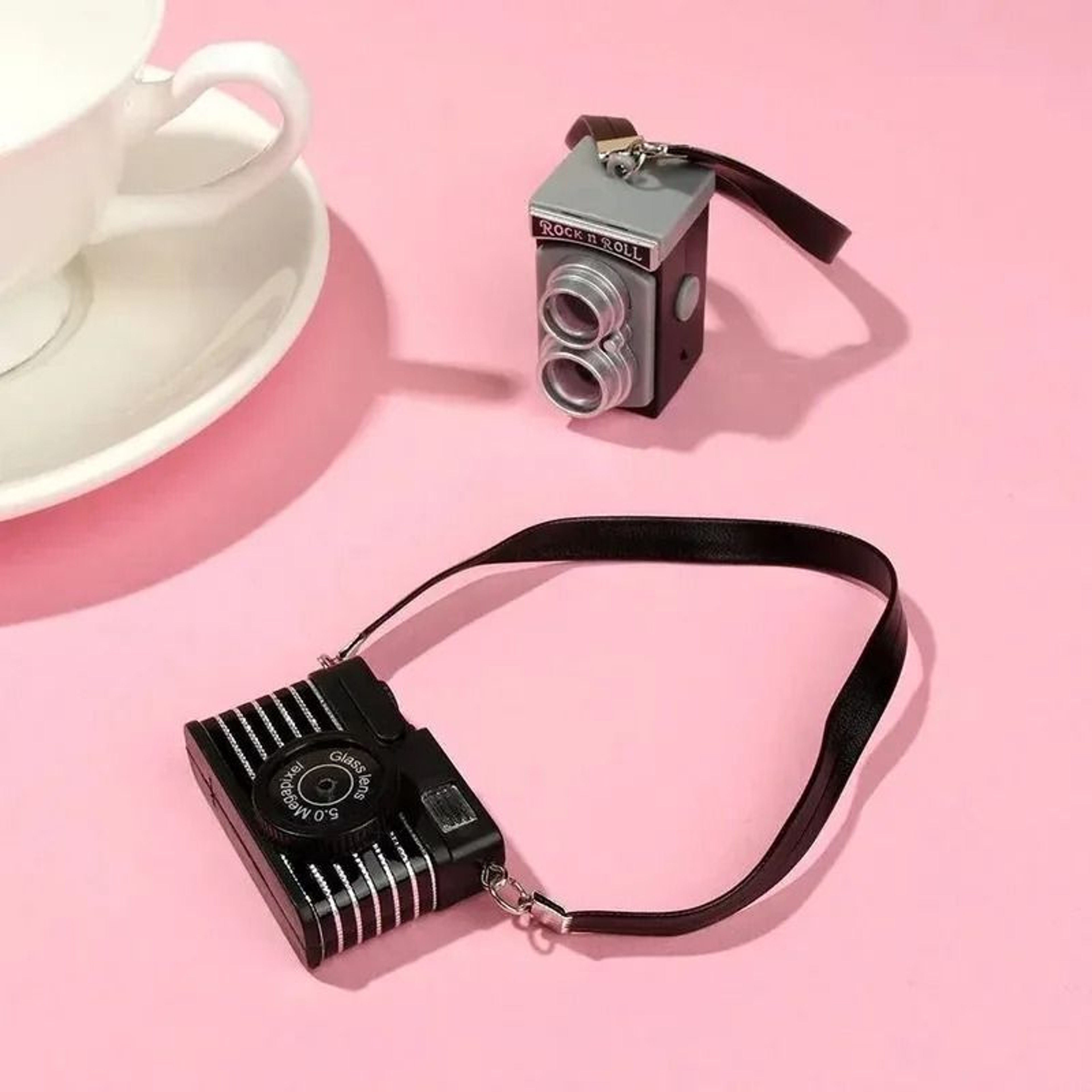 1Pc 16 18 112 Dollhouse Miniature Digital SLR Camera For Labubu  Upset Duck Doll Accessories 4