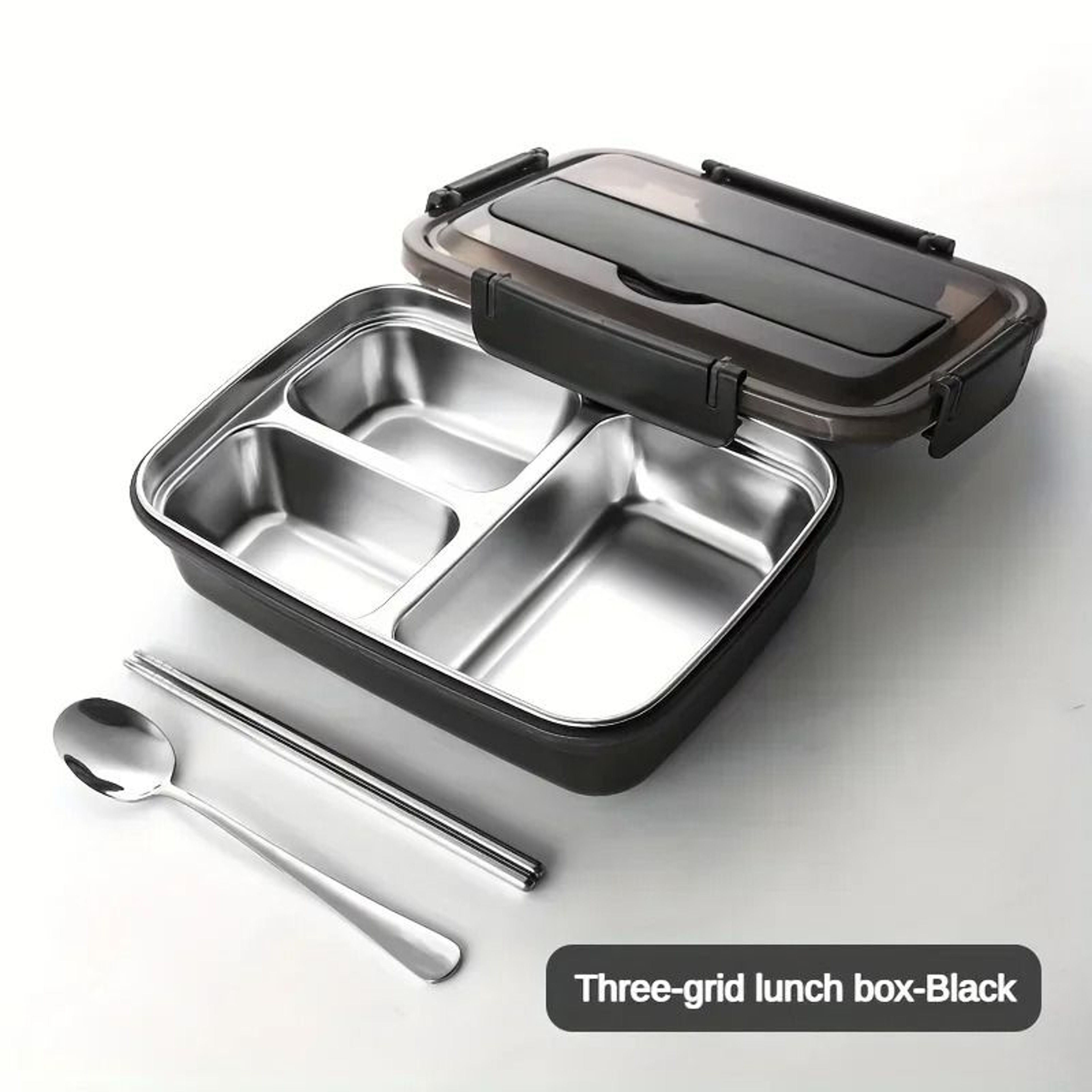 LeakProof Stainless Steel Lunch Box Bento Container With 34 Compartments For Students  Office Worke 8