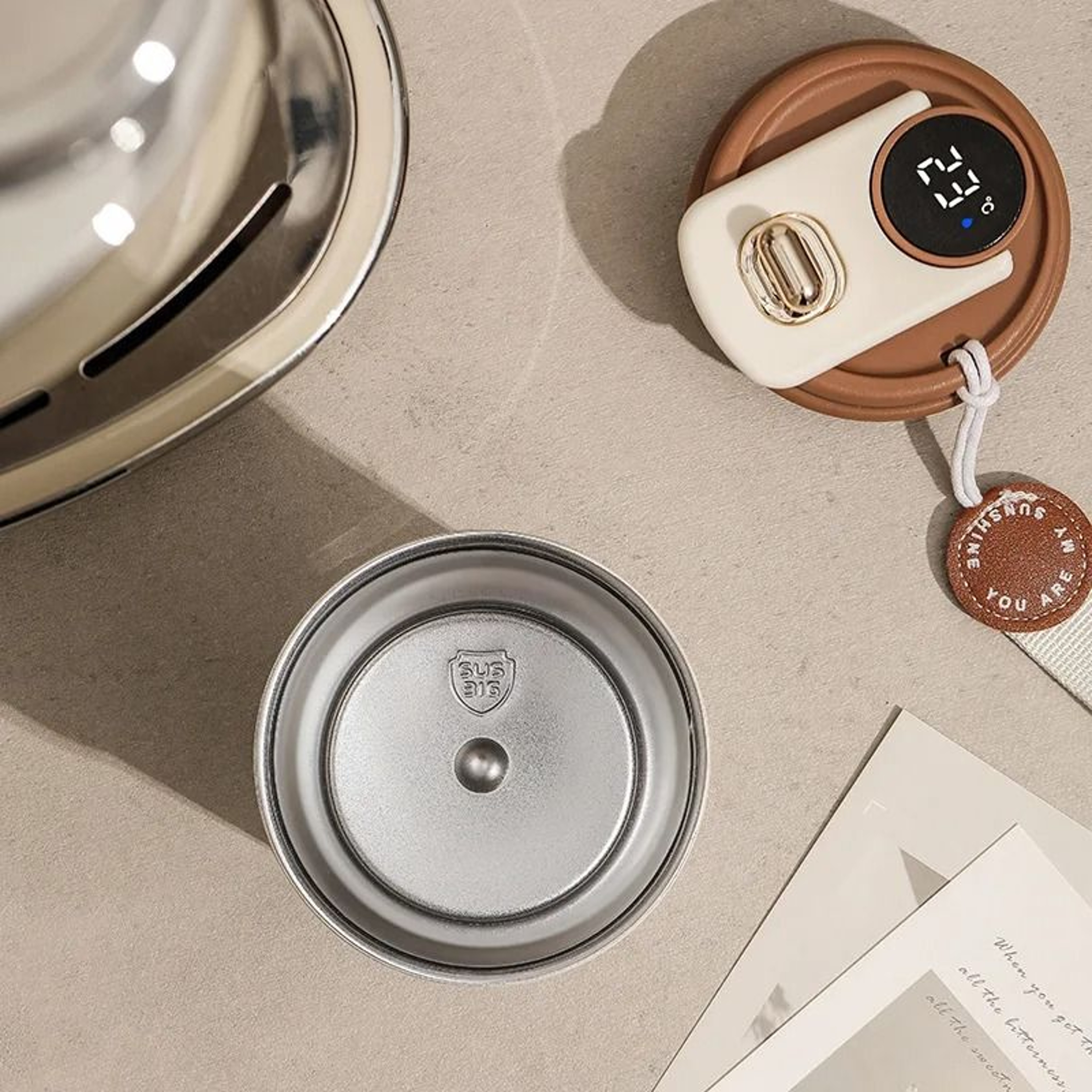 450ml Smart Thermos Bottle With Digital LED Temperature Display Stainless Steel Vacuum Thermal Mug 4