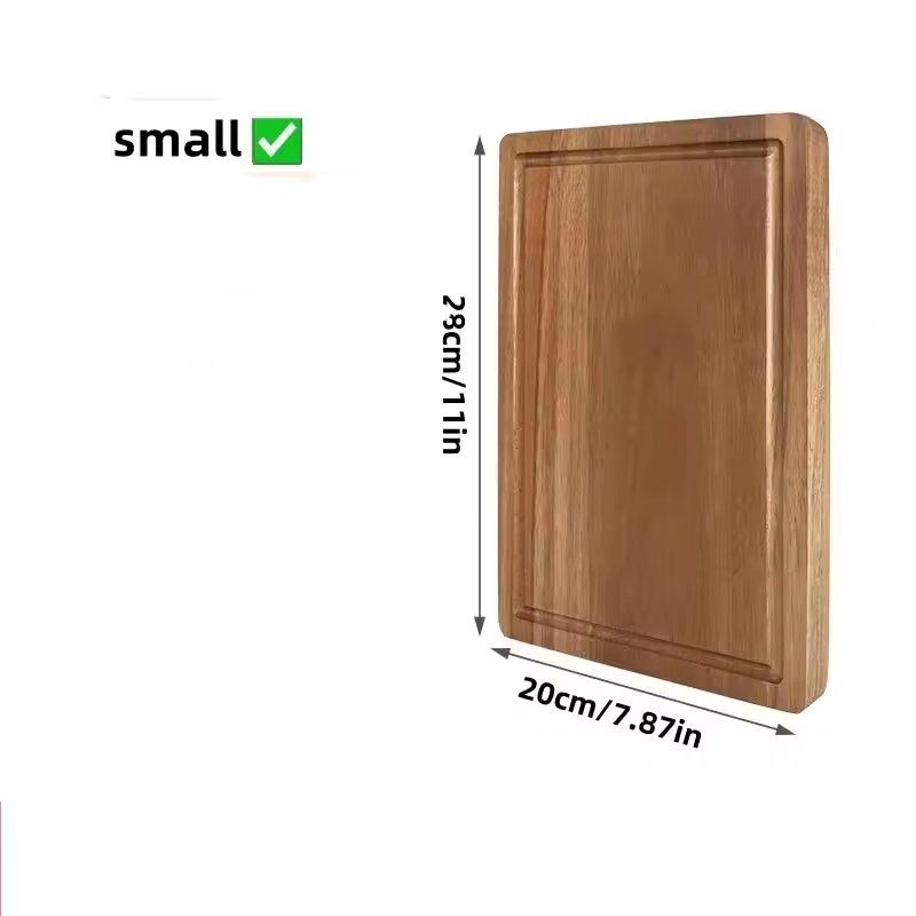 Solid Beech  Walnut Wooden Cutting Board  HeavyDuty Butcher Block 6